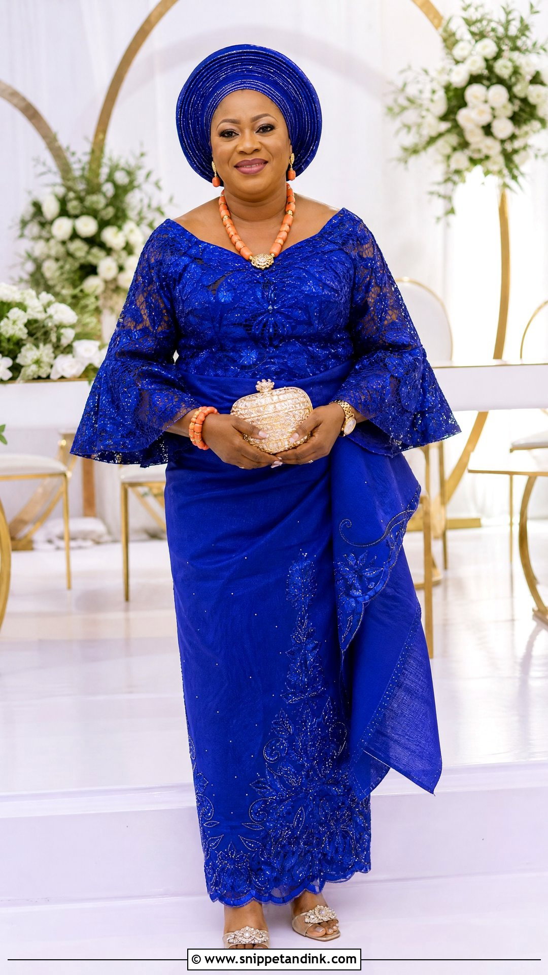 Benin Mother Of The Bride Outfit - Snippet and Ink - 25 Benin Traditional Wedding Attire Ideas