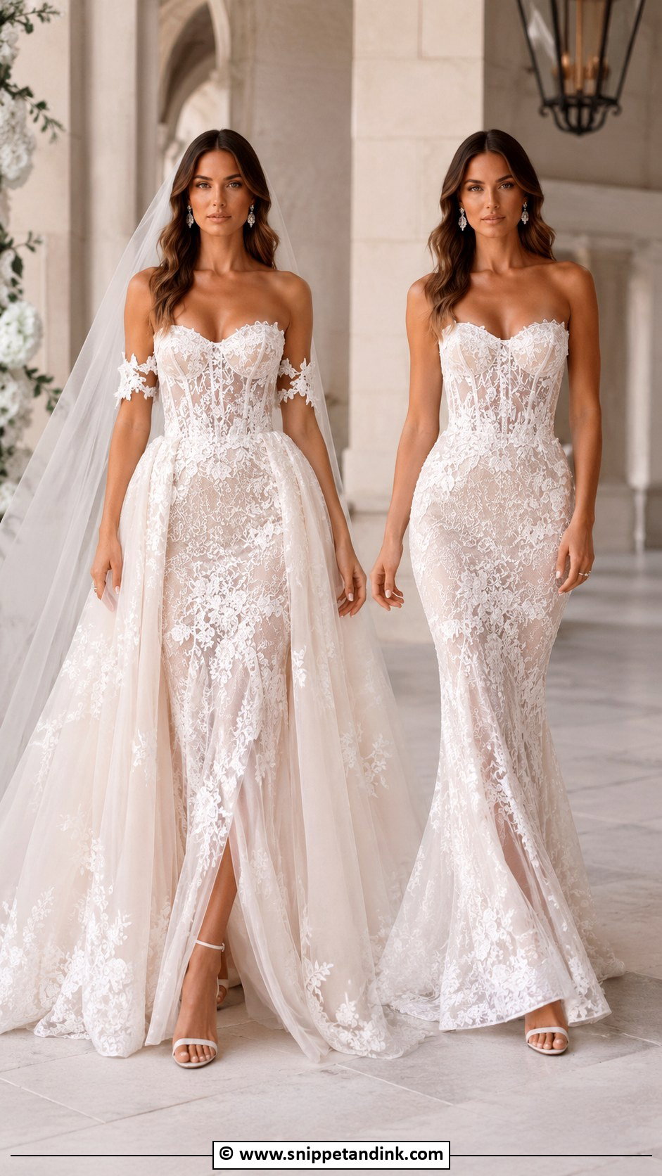 Berta Two Look Wedding Dress - Snippet and Ink - 25 Berta Wedding Dress Ideas