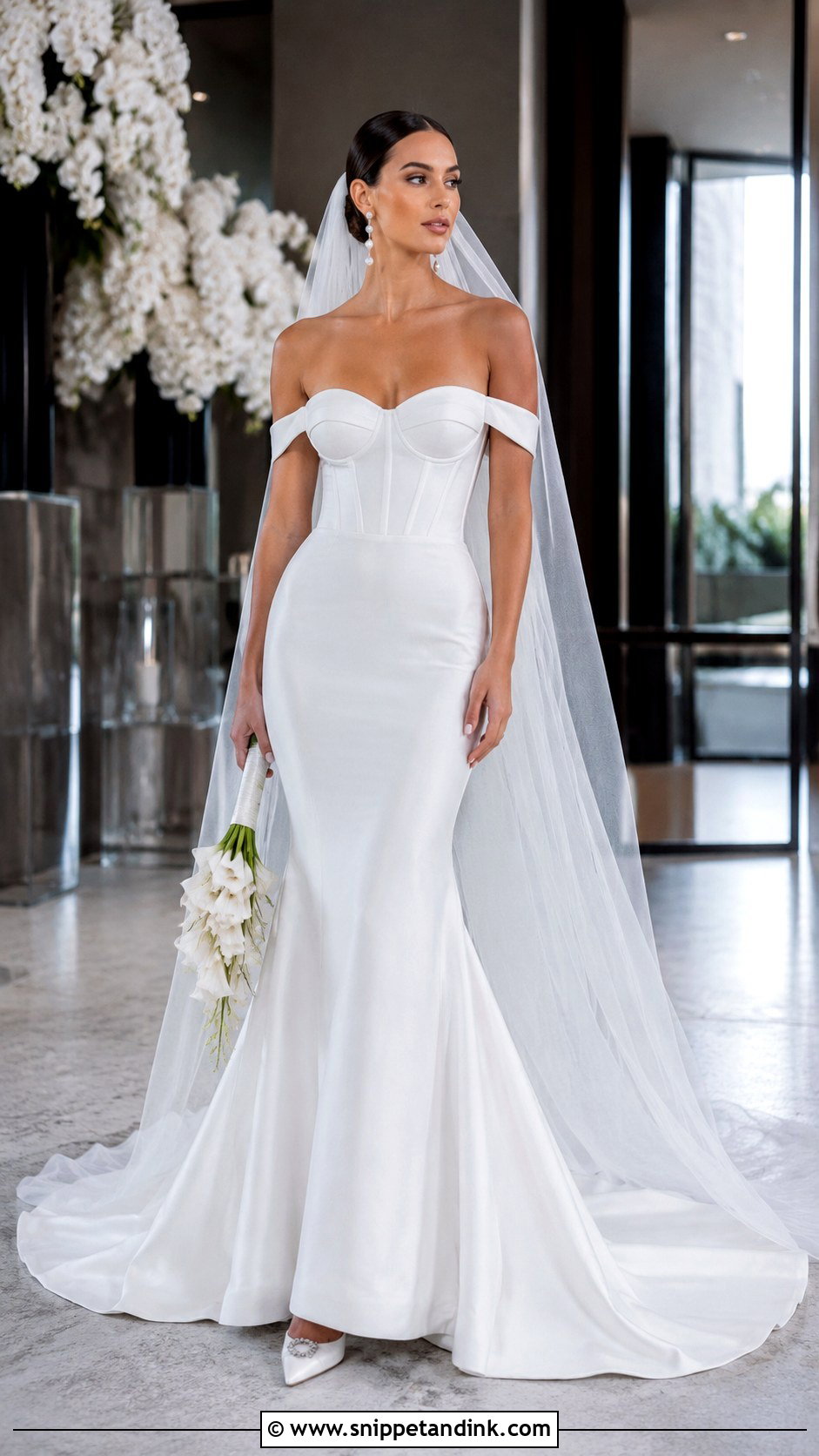Bespoke Corset Mermaid Wedding Dress - Snippet and Ink - 20 Bespoke Wedding Dress Ideas