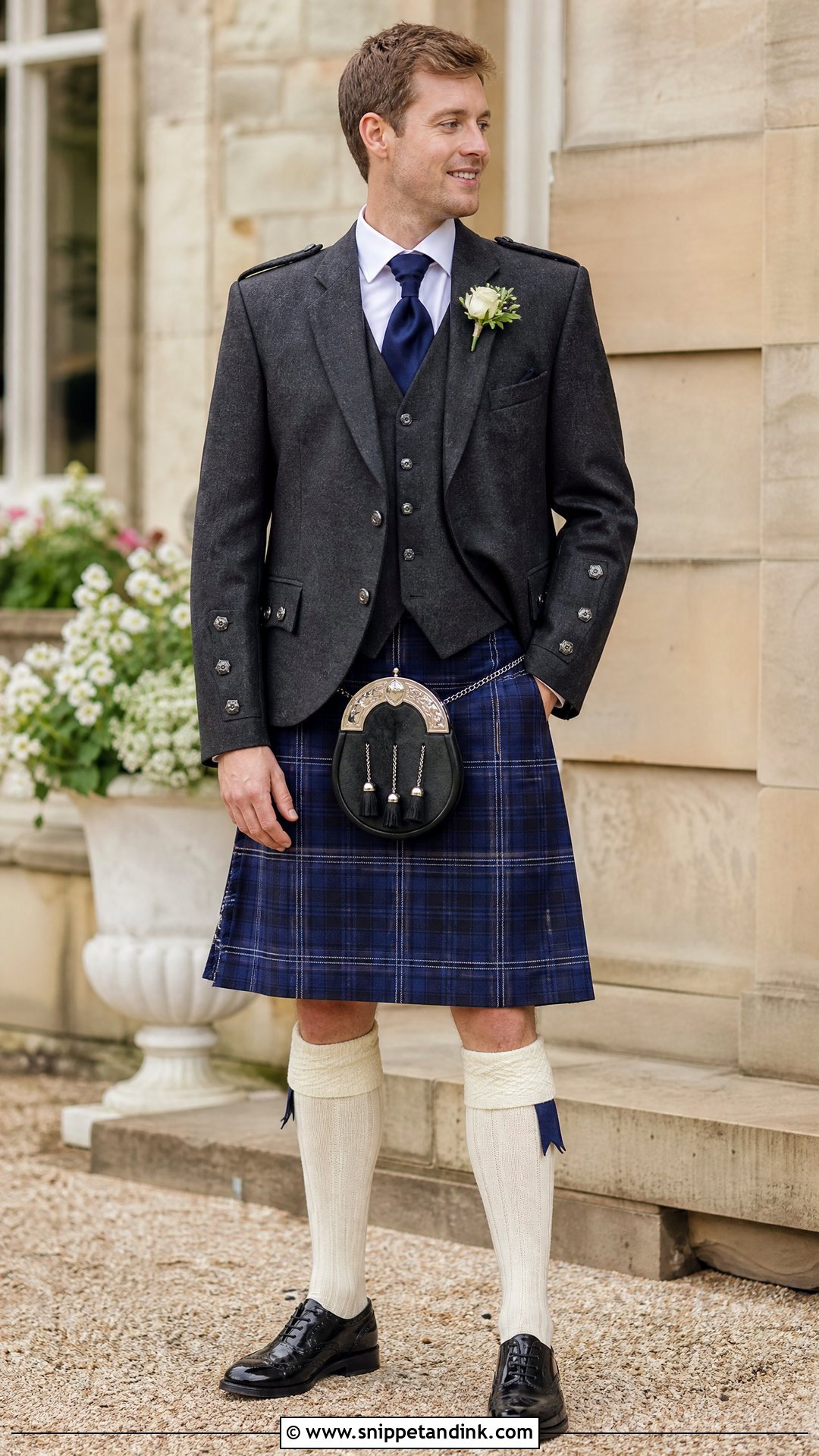 Best Man Wedding Kilt Outfit - Snippet and Ink - 20 Wedding Kilt Ideas