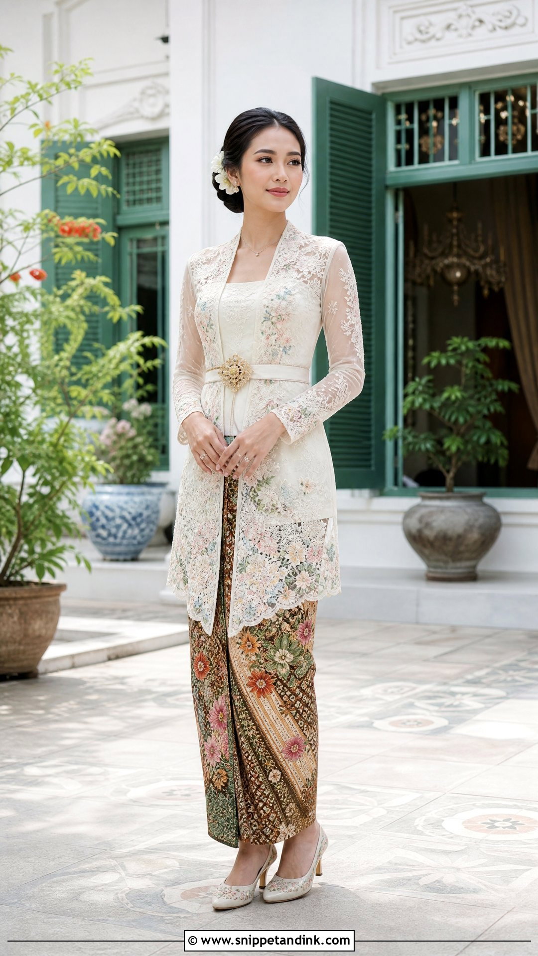 Betawi Kebaya Encim Indonesian Wedding Dress - Snippet and Ink - 20 Indonesian Wedding Dress Ideas