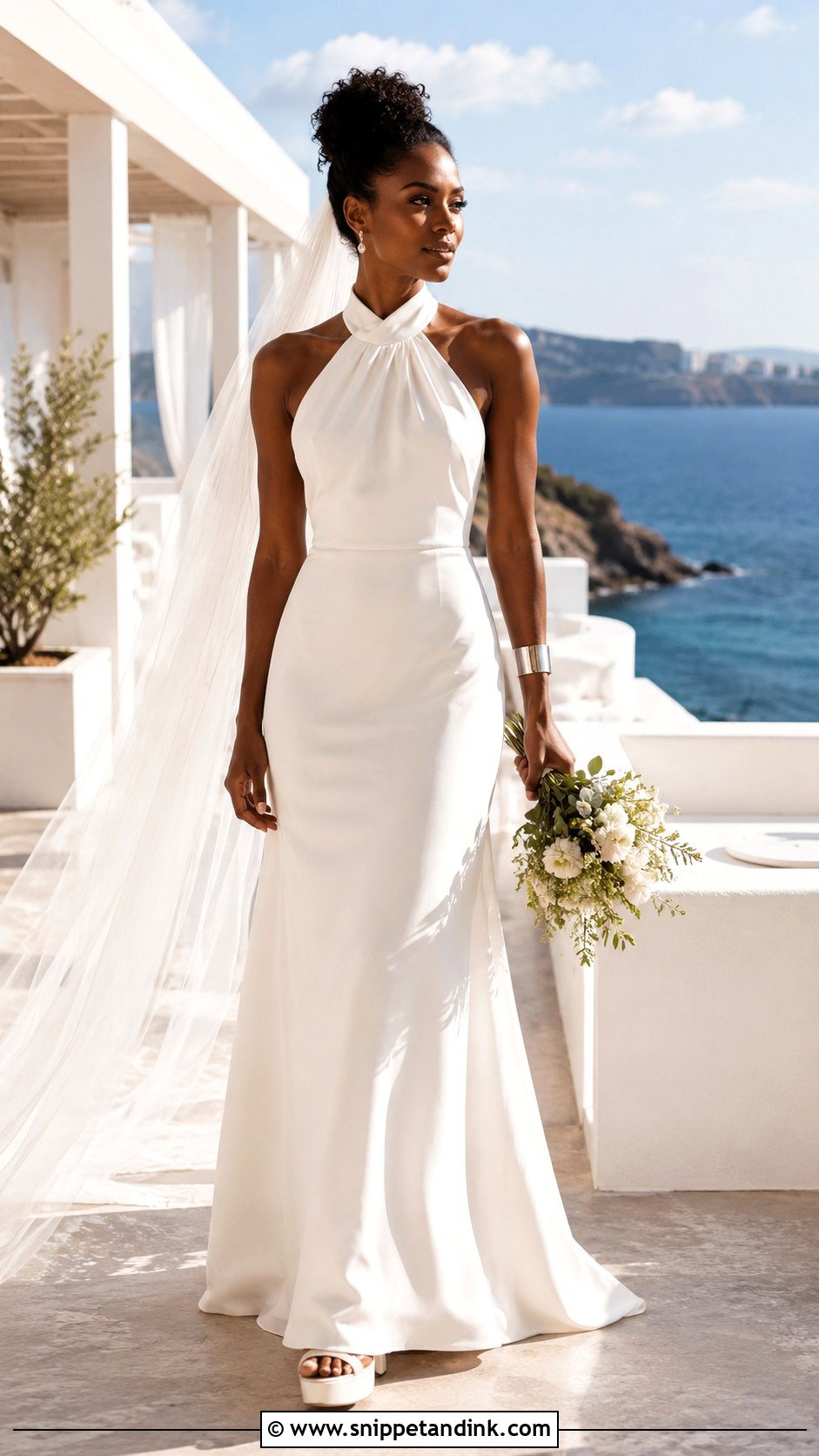 Beyonce Halter Neck Wedding Dress - Snippet and Ink - 20 Beyonce Wedding Dress Ideas
