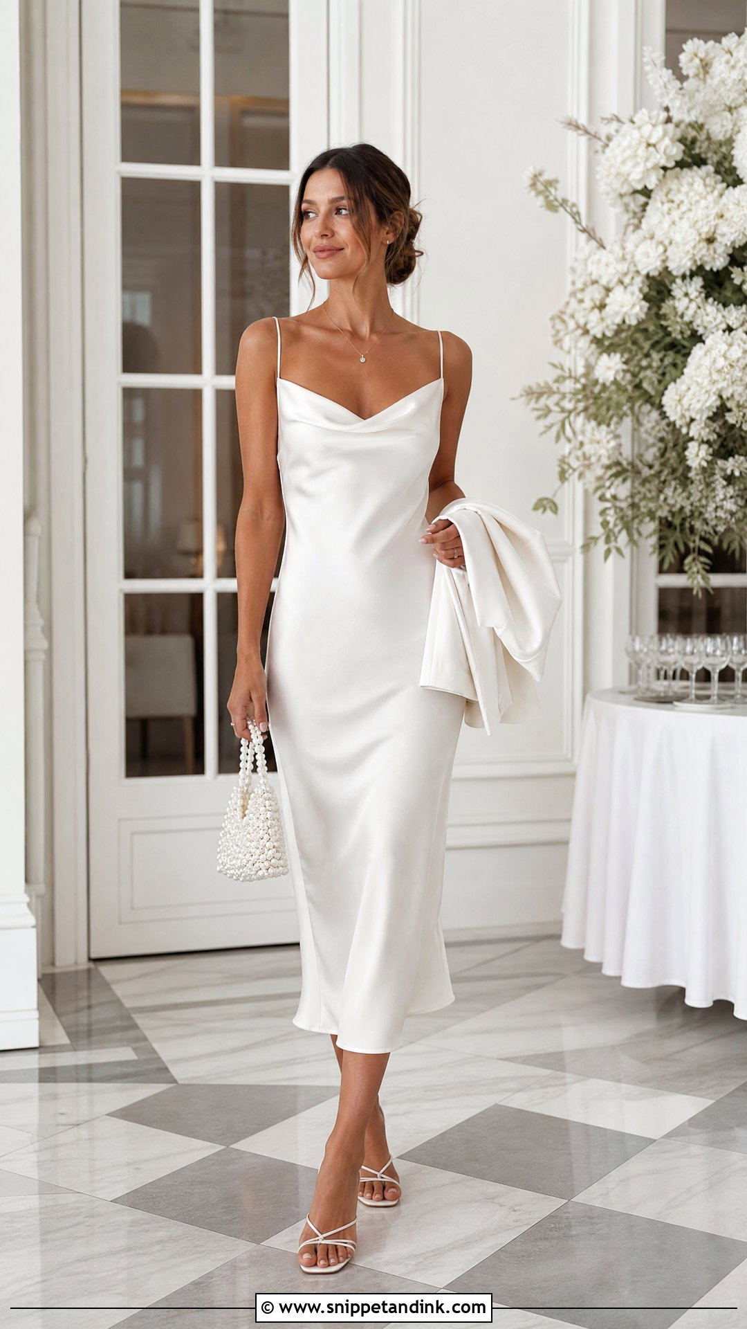 Bias Cut Slip Wedding Dress - Snippet and Ink - 20 Wedding Dress Dance Ideas