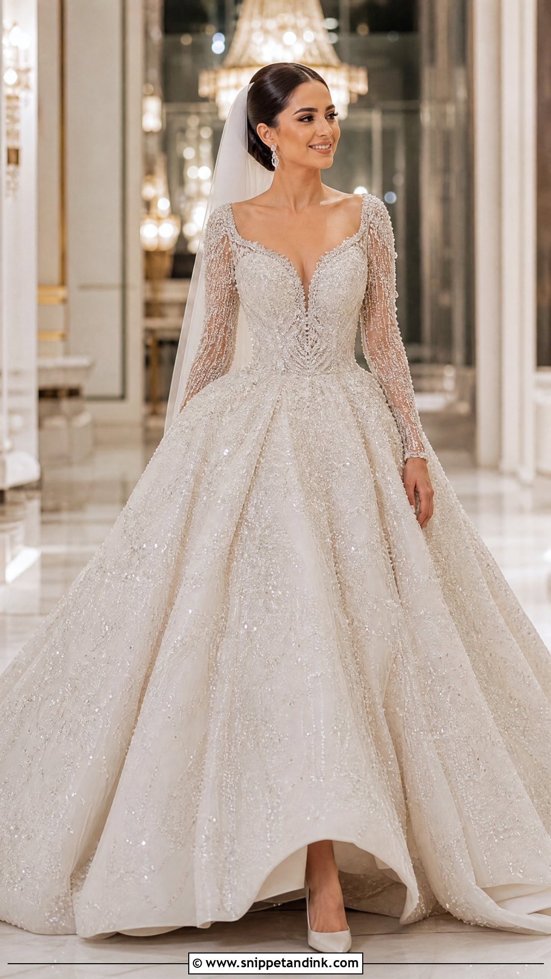 Big Beaded Wedding Dress - Snippet and Ink - 25 Big Wedding Dress Ideas