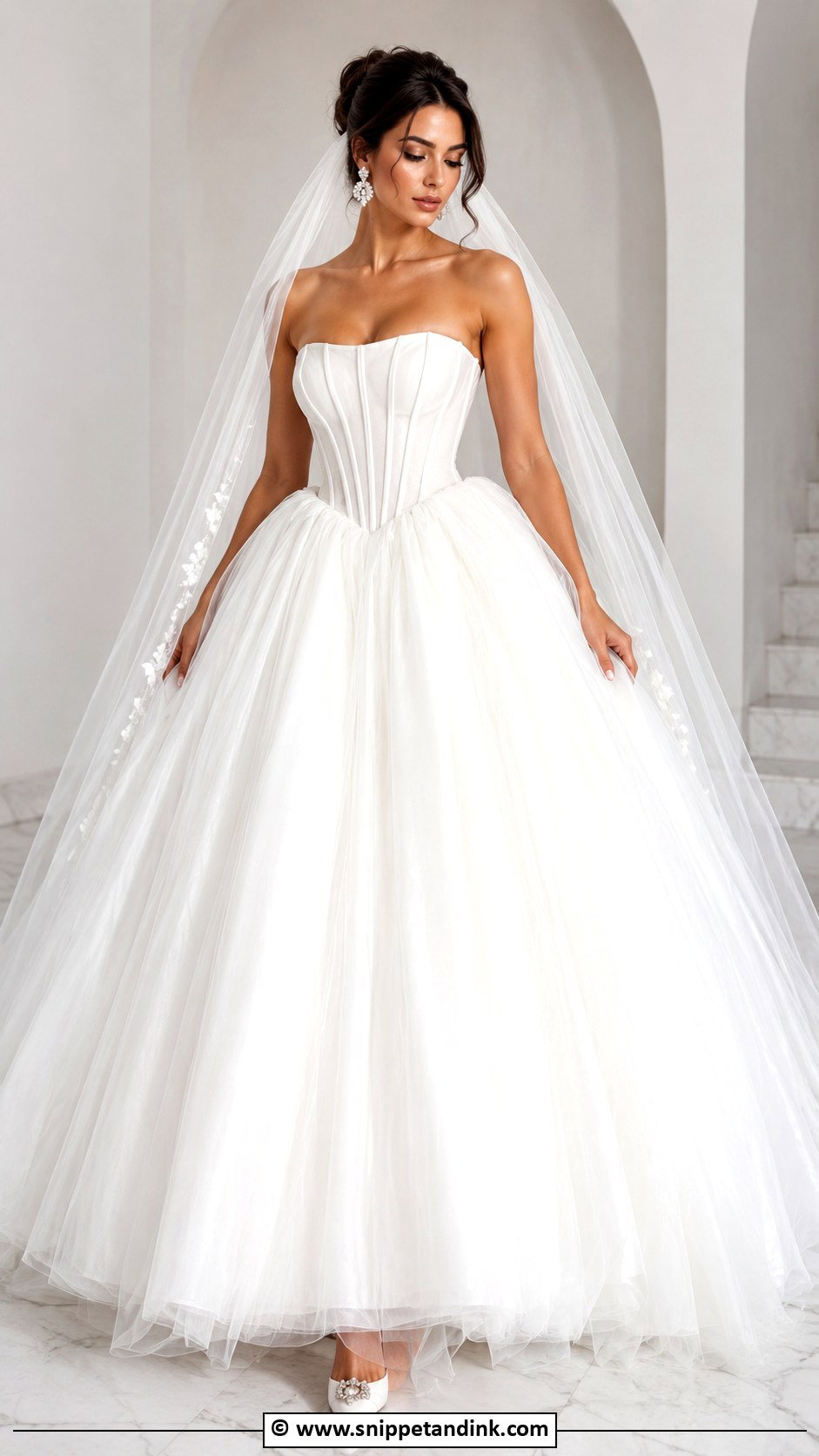 Big Corset Wedding Dress - Snippet and Ink - 30 Big Wedding Dresses