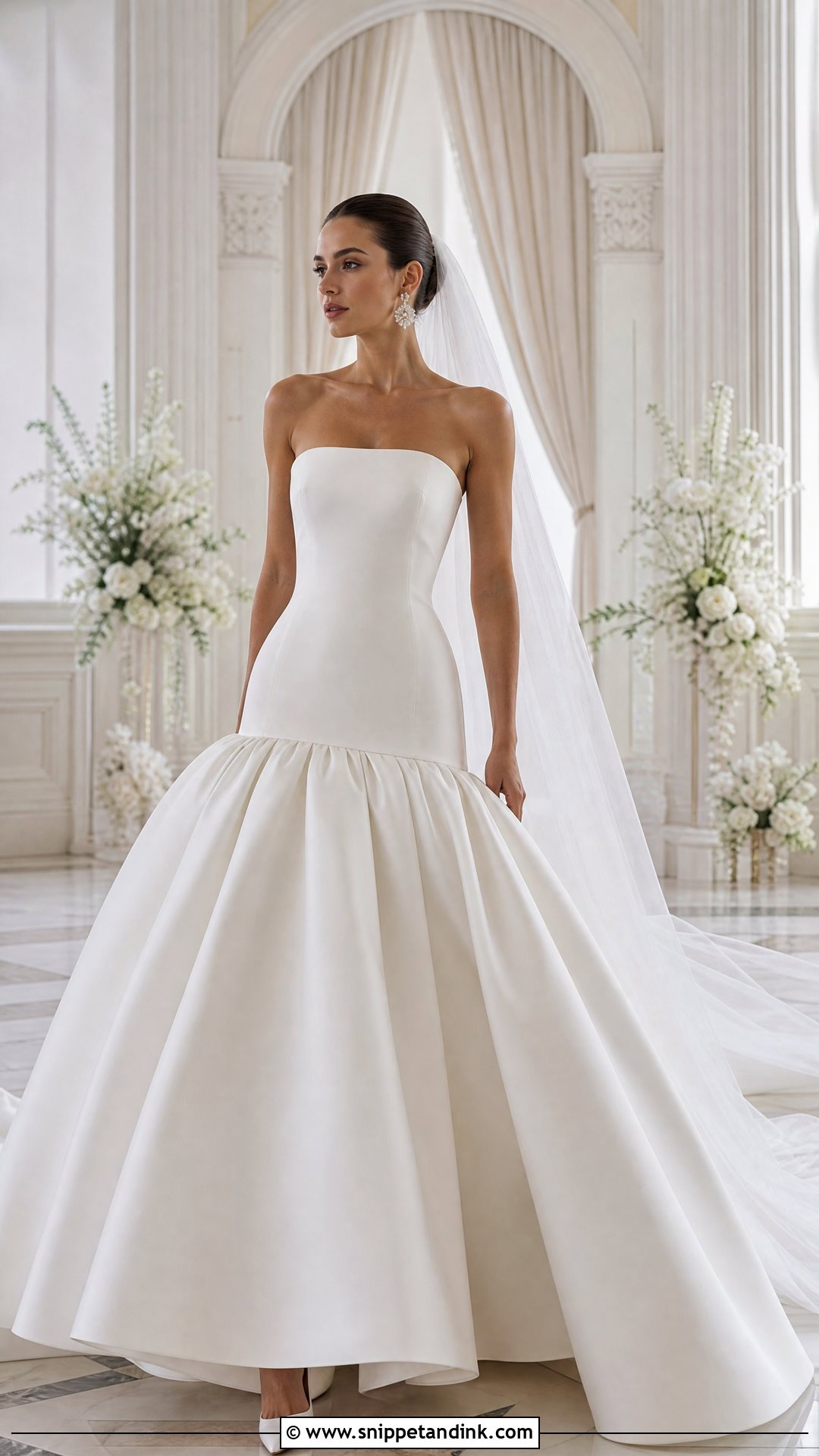 Big Drop Waist Wedding Dress - Snippet and Ink - 25 Big Wedding Dress Ideas