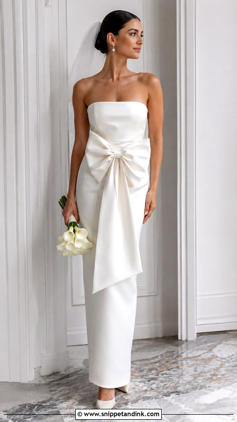 Big Front Bow Wedding Dress - Snippet and Ink - 20 Big Bow Wedding Dress Ideas