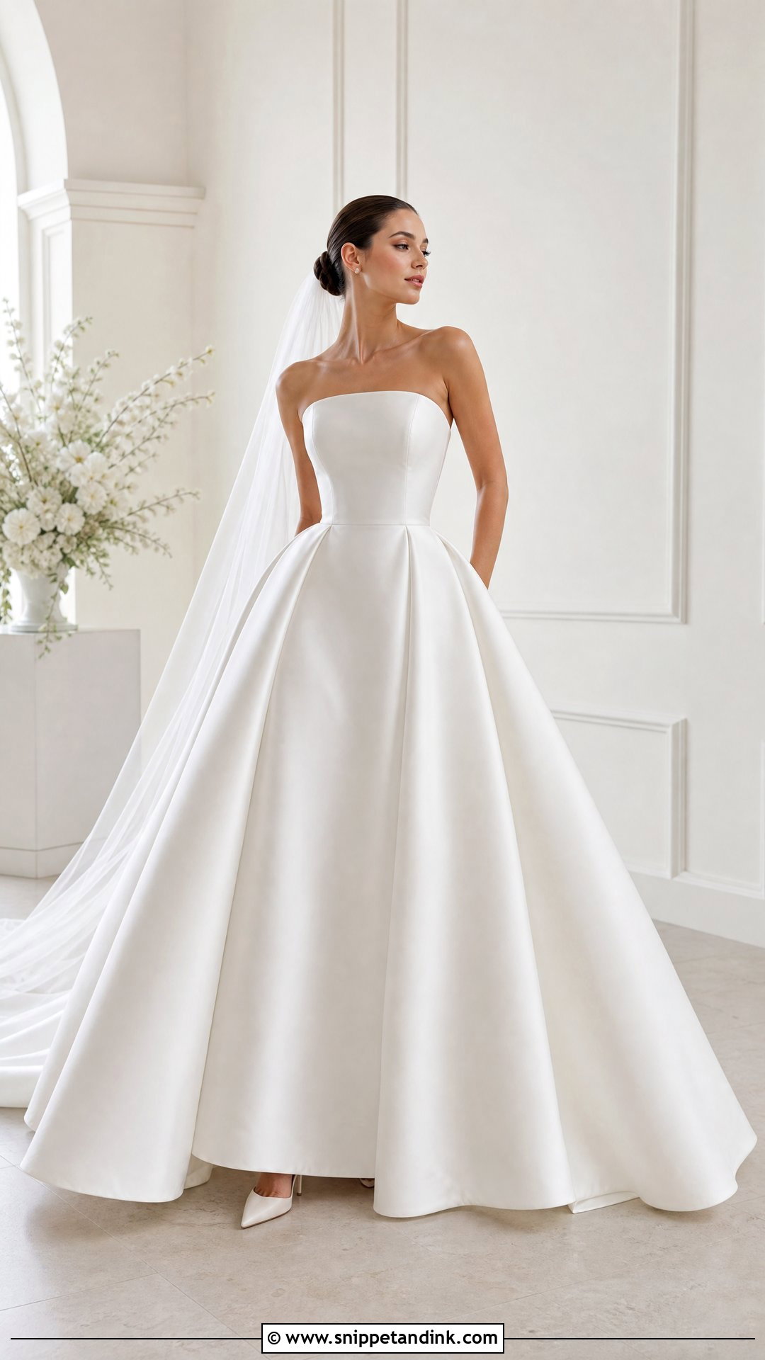 Big Minimalist Wedding Dress - Snippet and Ink - 25 Big Wedding Dress Ideas