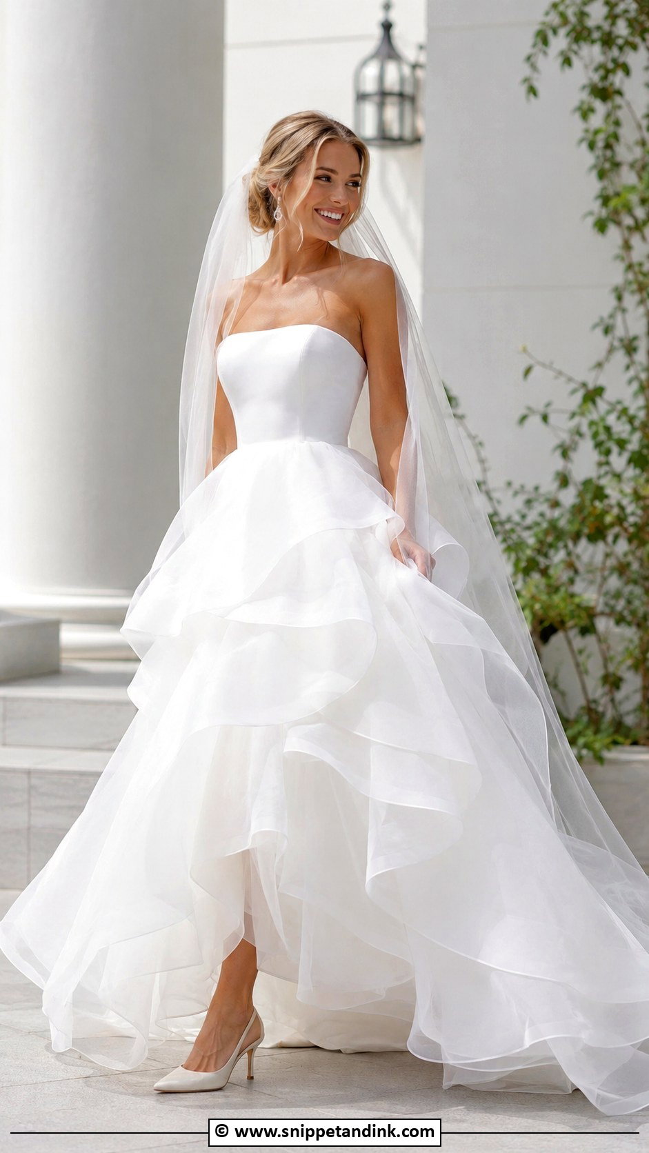 Big Organza Wedding Dress - Snippet and Ink - 30 Big Wedding Dresses