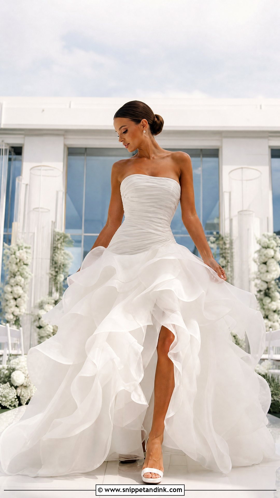 Big Ruffle Wedding Dress - Snippet and Ink - 25 Big Wedding Dress Ideas