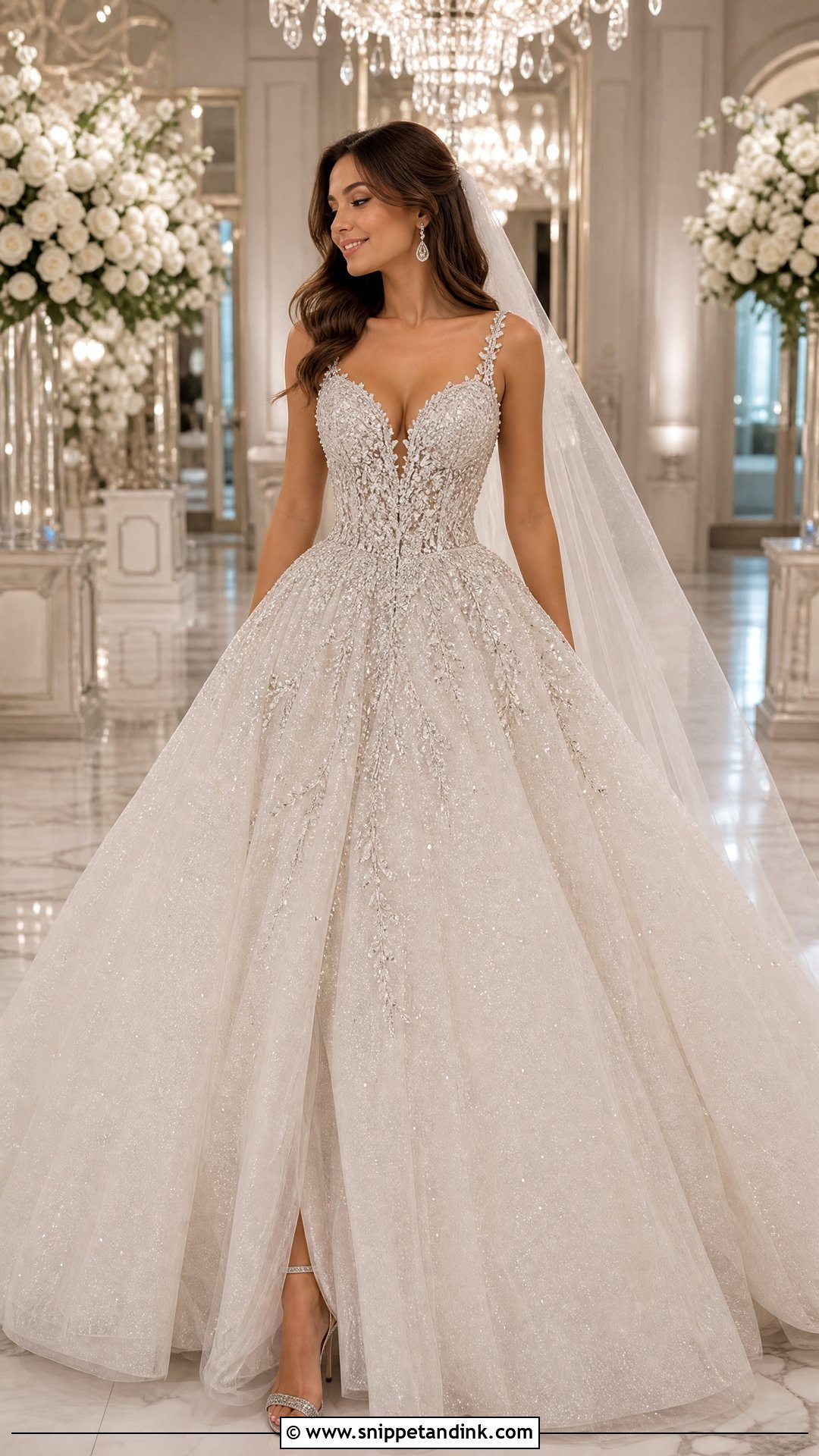 Big Sparkly Wedding Dress - Snippet and Ink - 25 Big Wedding Dress Ideas