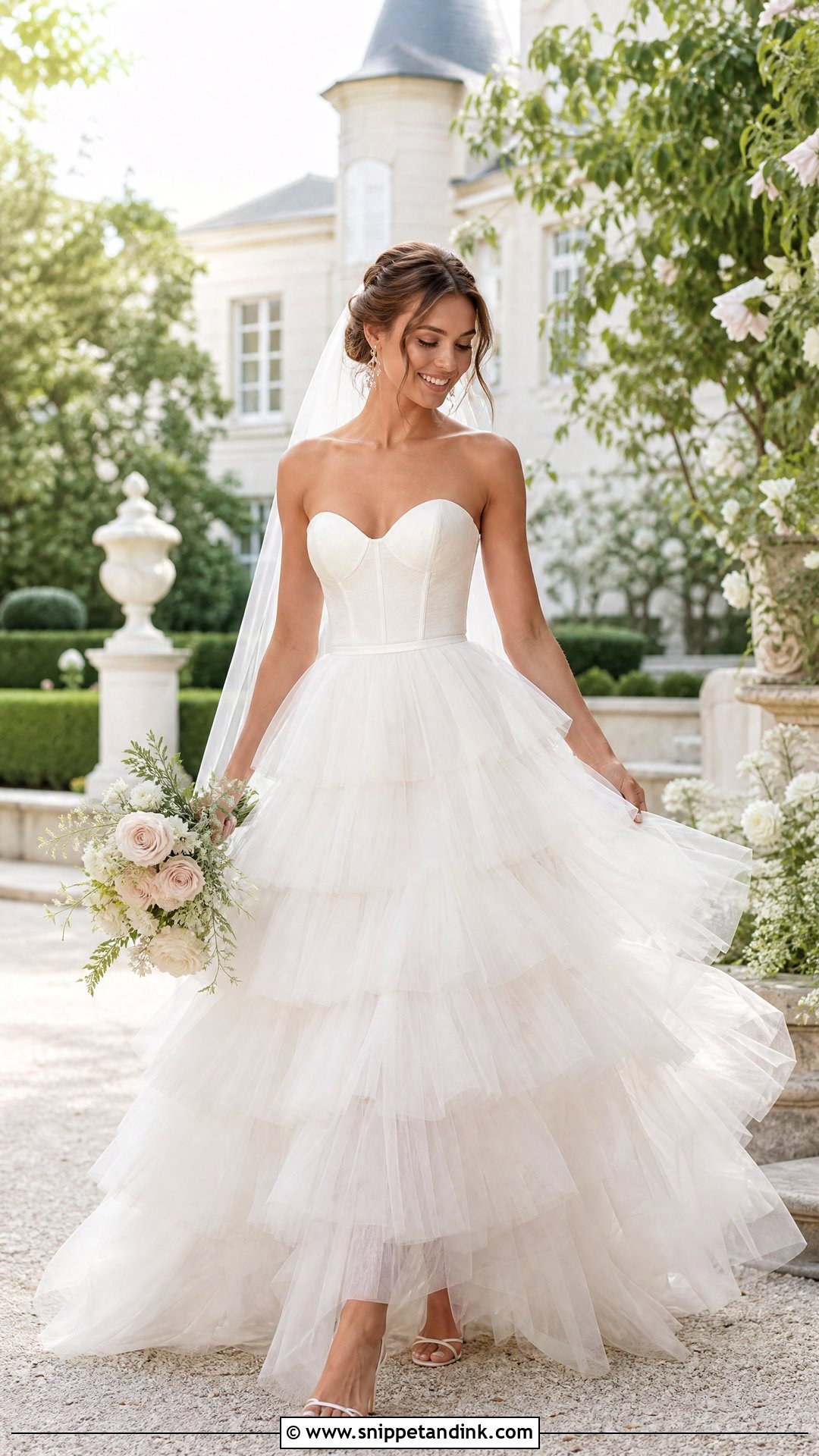 Big Tiered Wedding Dress - Snippet and Ink - 25 Big Wedding Dress Ideas