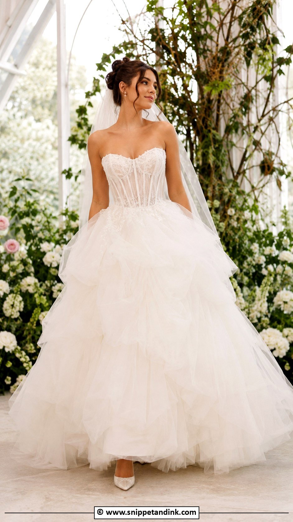 Big Tulle Wedding Dress - Snippet and Ink - 30 Big Wedding Dresses