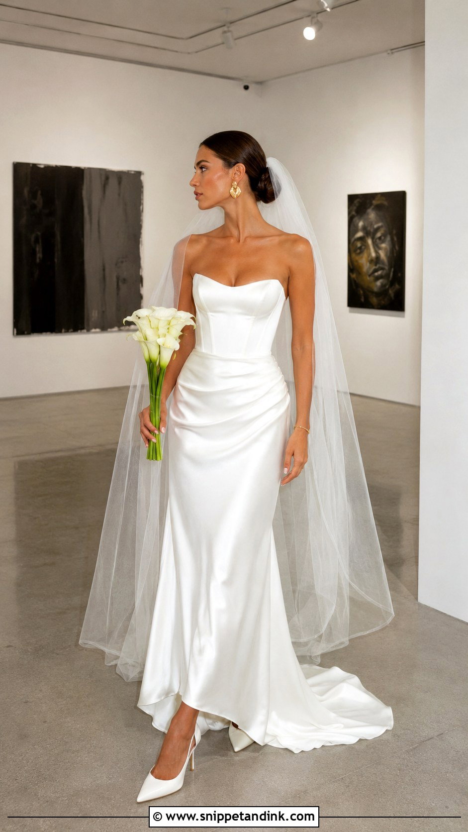 Birdie Satin Corset Wedding Dress - Snippet and Ink - 20 Grace Loves Lace Wedding Dress Ideas