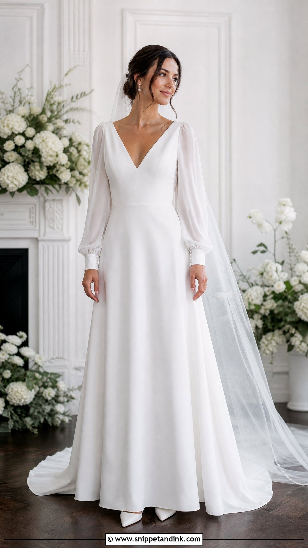 Bishop Sleeve Wedding Dress - Snippet and Ink - 20 Simple Wedding Dress Sleeves