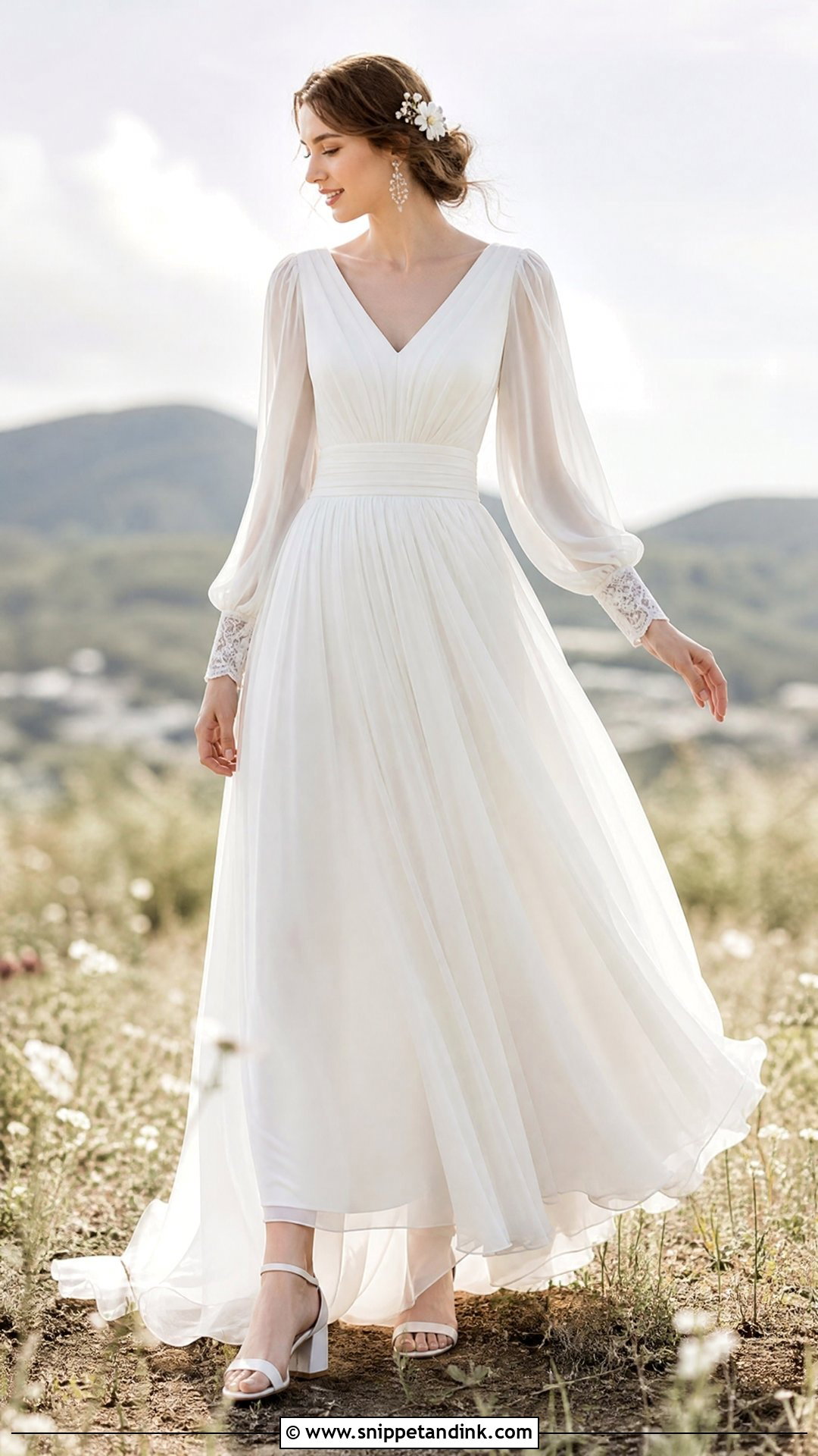 Bishop Wedding Dress Sleeves - Snippet and Ink - 20 Wedding Dress Sleeves Types