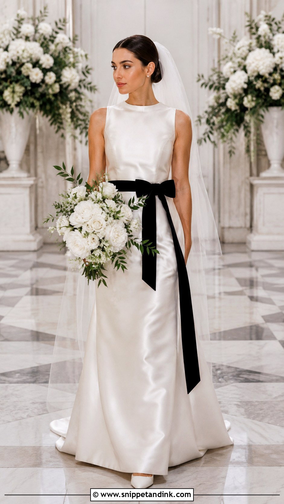 Black Accent Bridal Gown - Snippet and Ink - 20 2024 Bridal Gowns