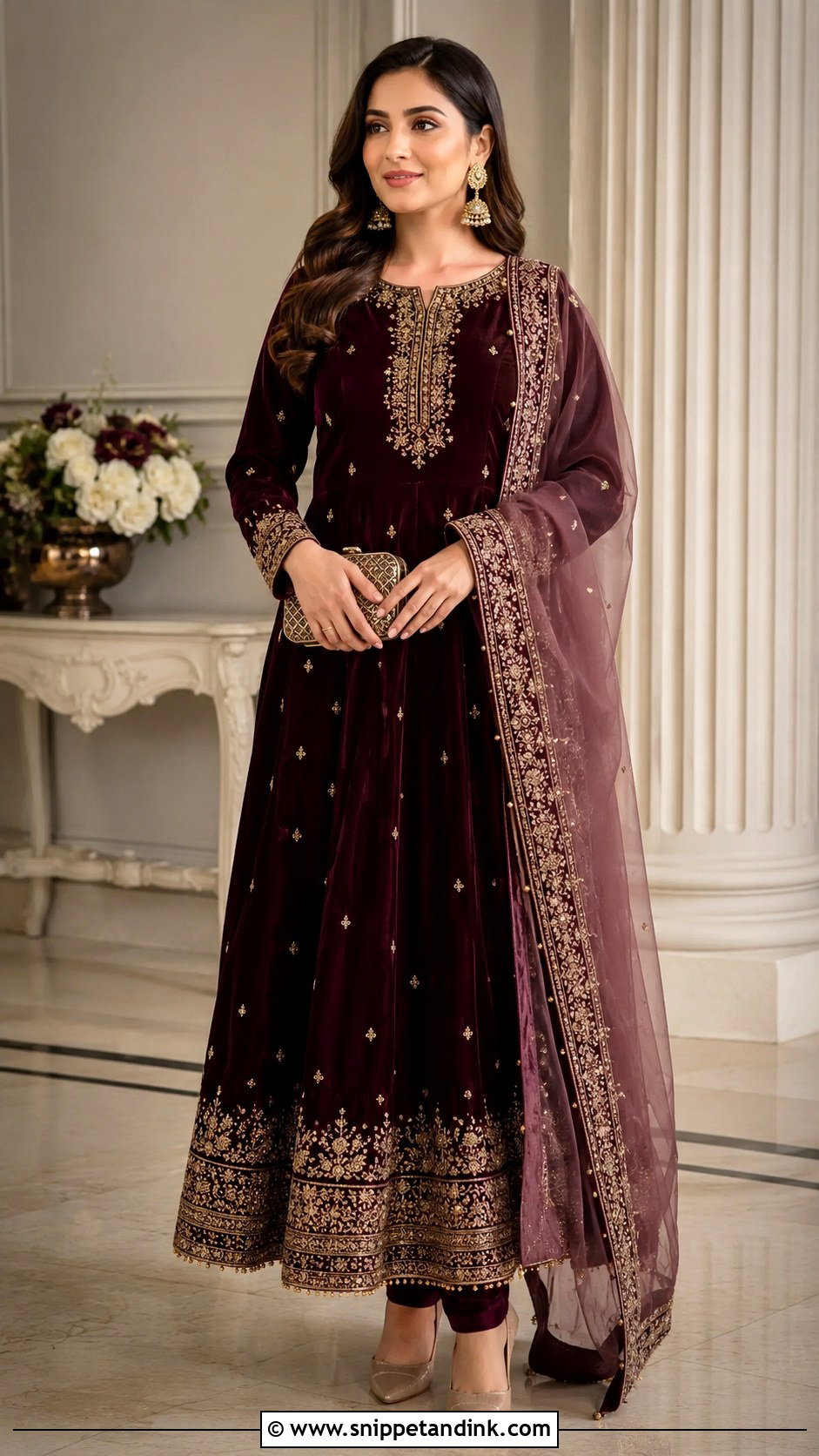 Black Anarkali Suit For Reception - Snippet and Ink - 25 Anarkali Suits for Wedding