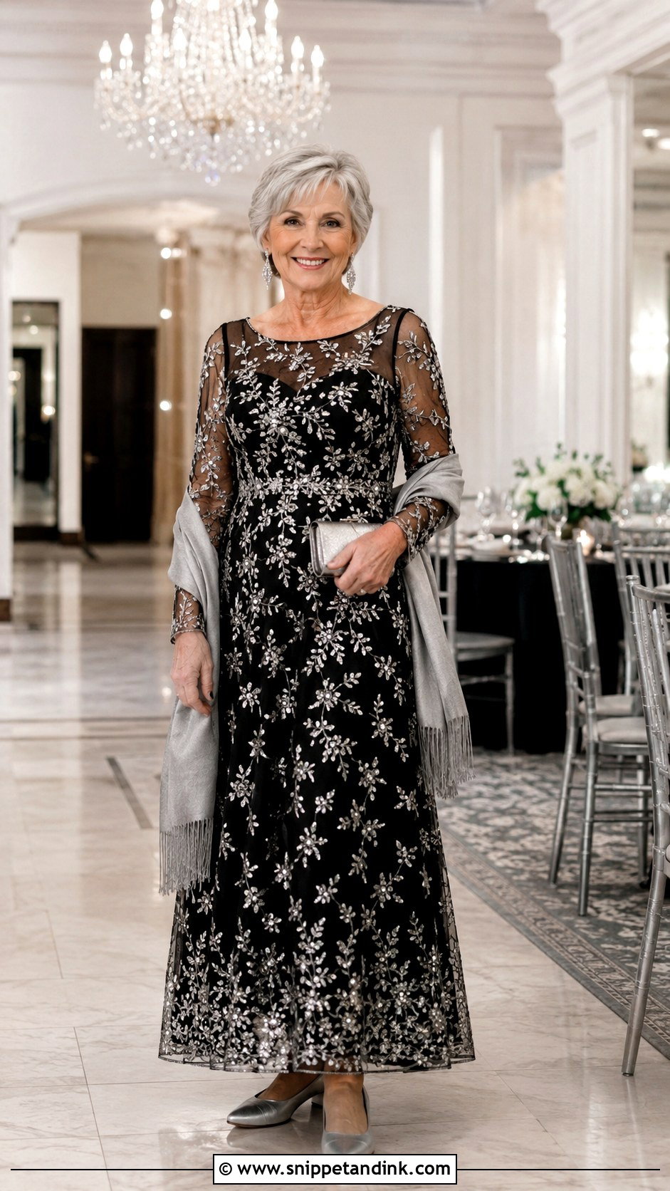 Black And Silver Nana Wedding Dress - Snippet and Ink - 20 Nana Wedding Dress Ideas