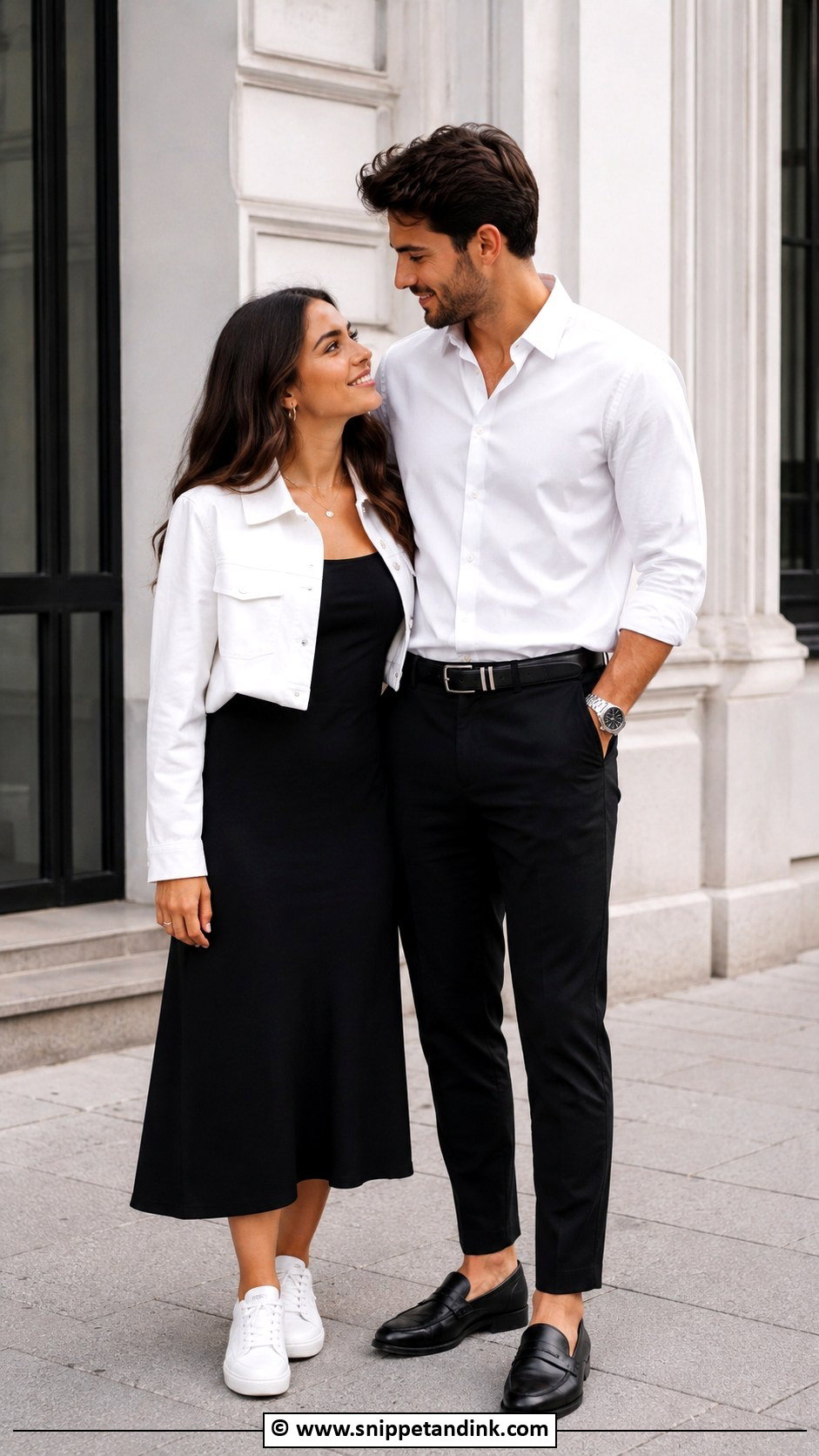 Black And White Couple Fit - Snippet and Ink - 30 Couple Fits Ideas