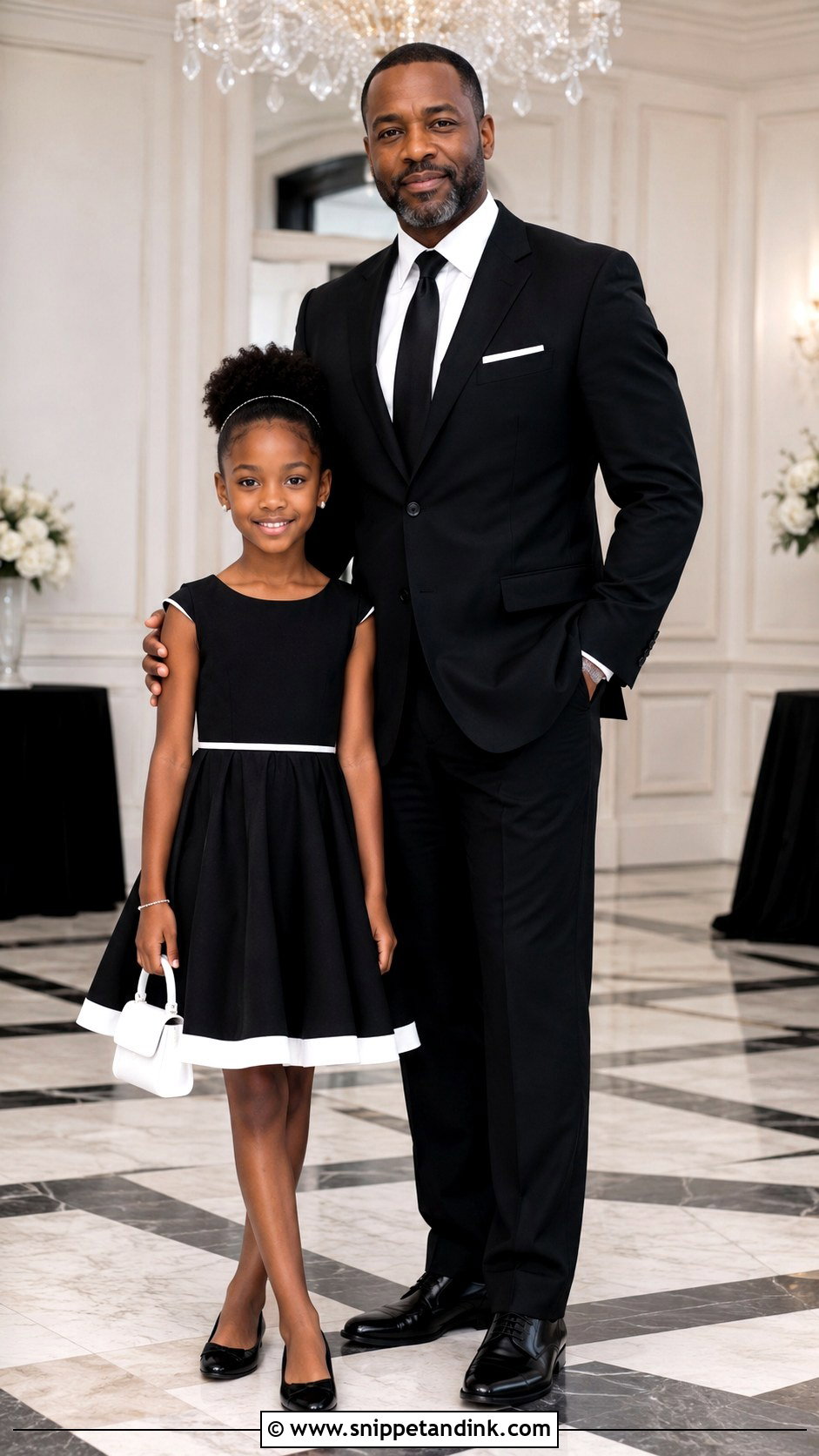 Black And White Father Daughter Dance Outfit - Snippet and Ink - 20 Father Daughter Dance Outfit Ideas