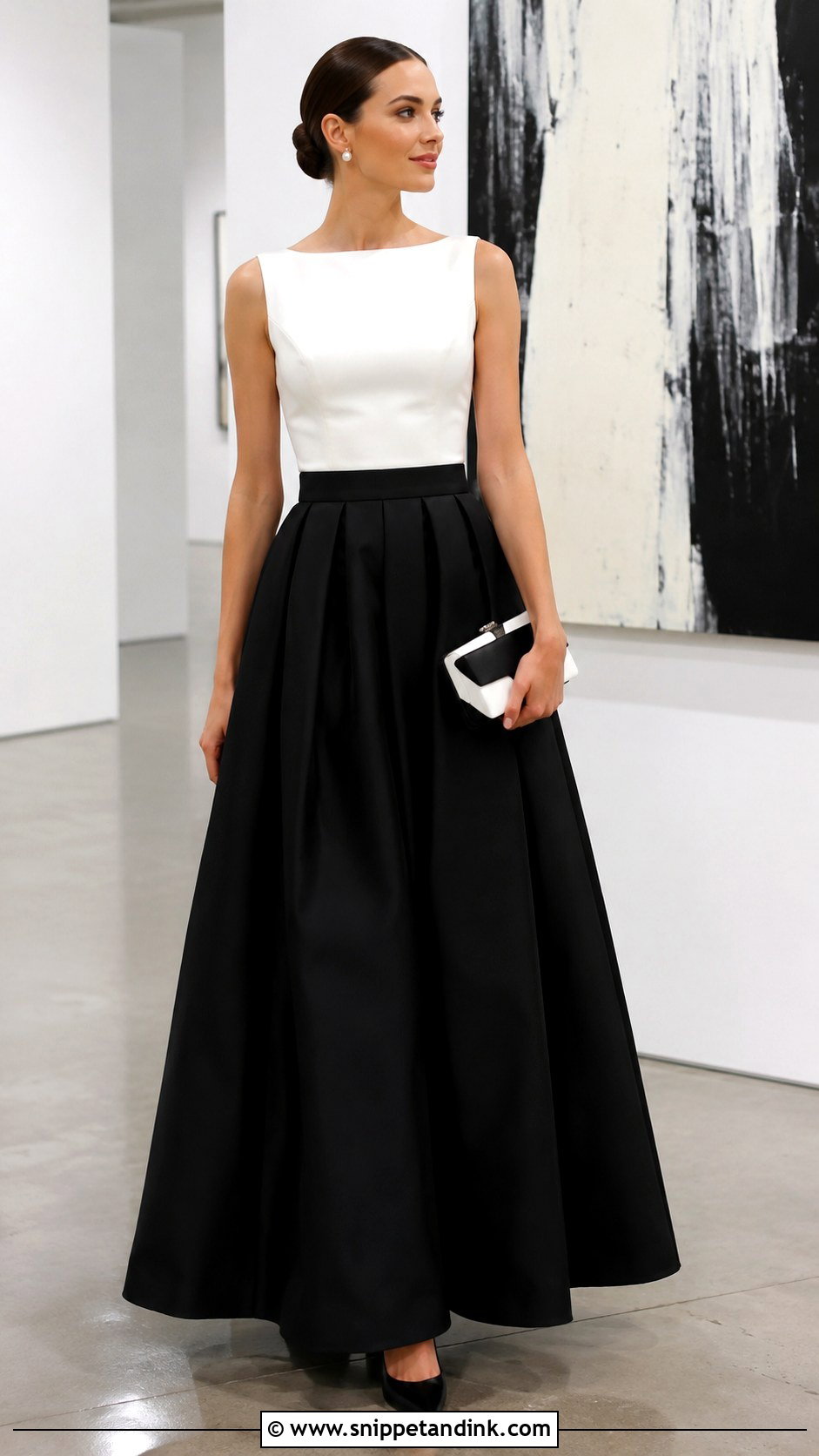 Black And White Gazar Gown - Snippet and Ink - 20 Gazar Gown Ideas