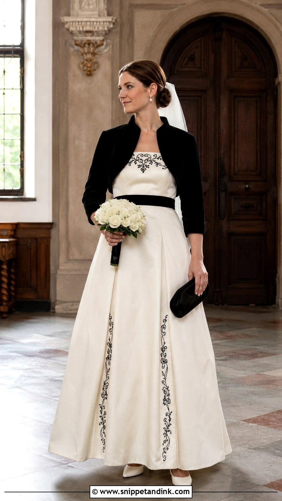 Black And White German Wedding Dress - Snippet and Ink - 20 German Wedding Dress Ideas