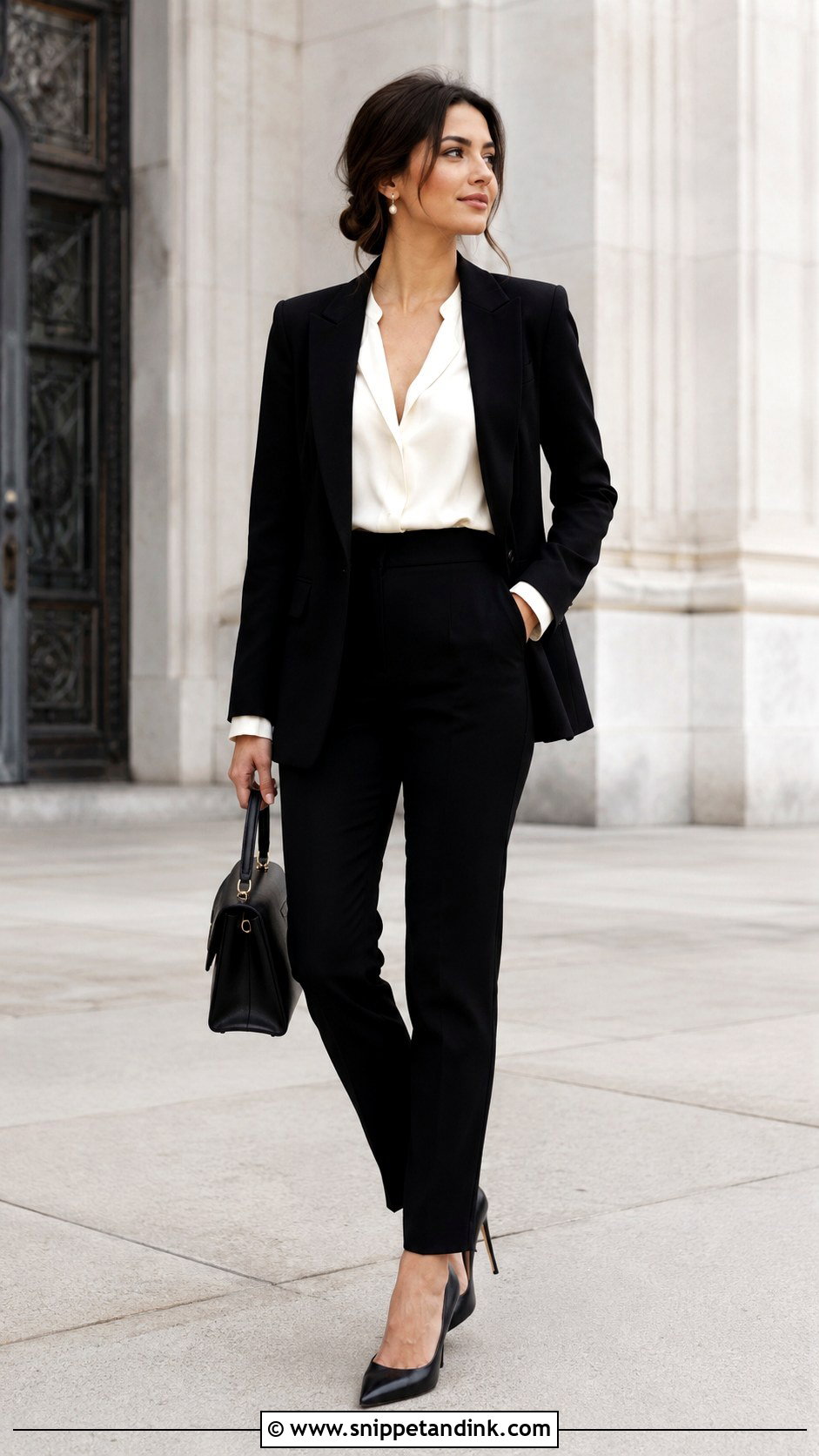Black And White Register Marriage Outfit - Snippet and Ink - 25 Register Marriage Outfit Ideas
