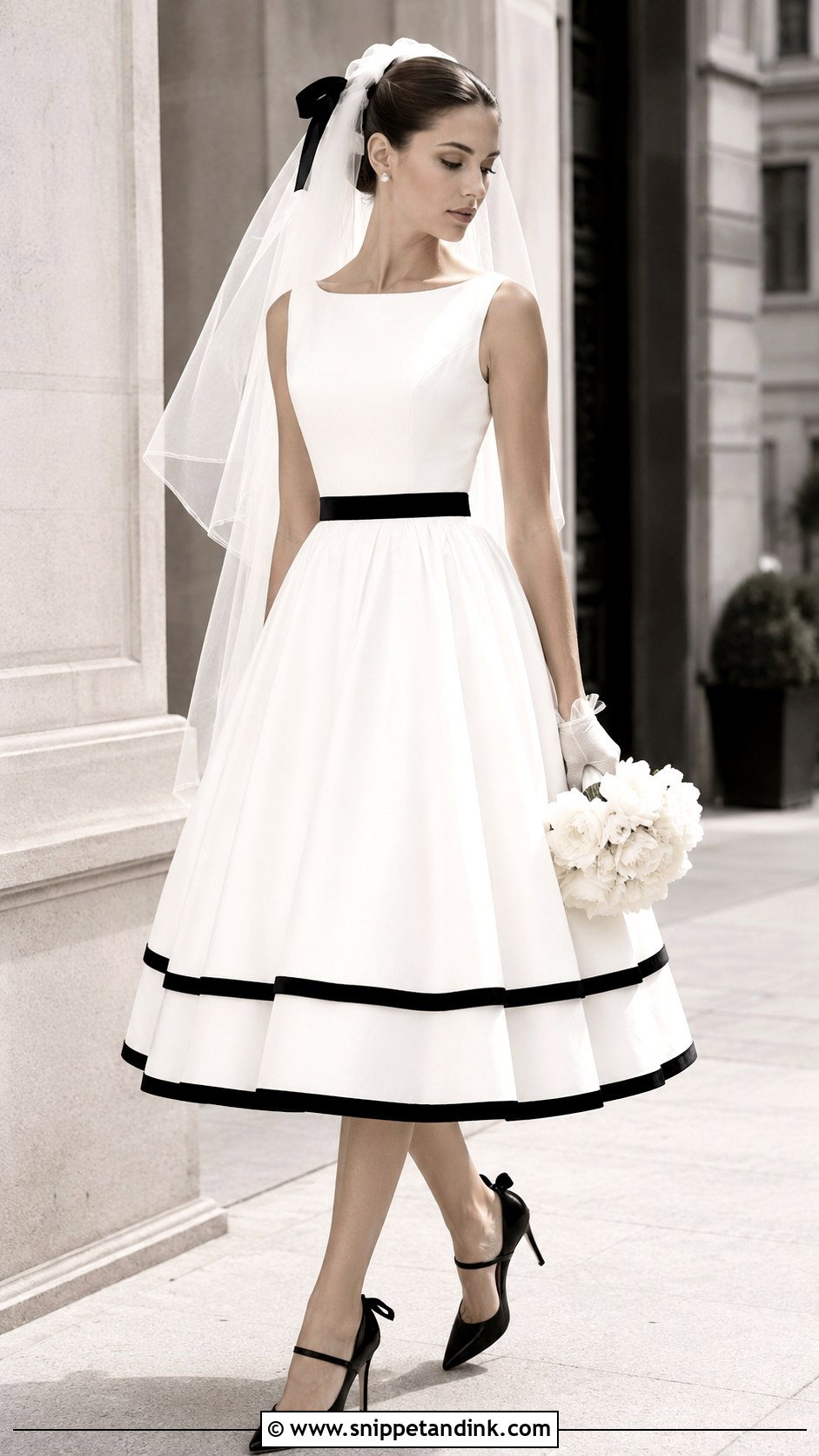 Black And White Vintage Old Wedding Dress - Snippet and Ink - 25 Old Wedding Dresses