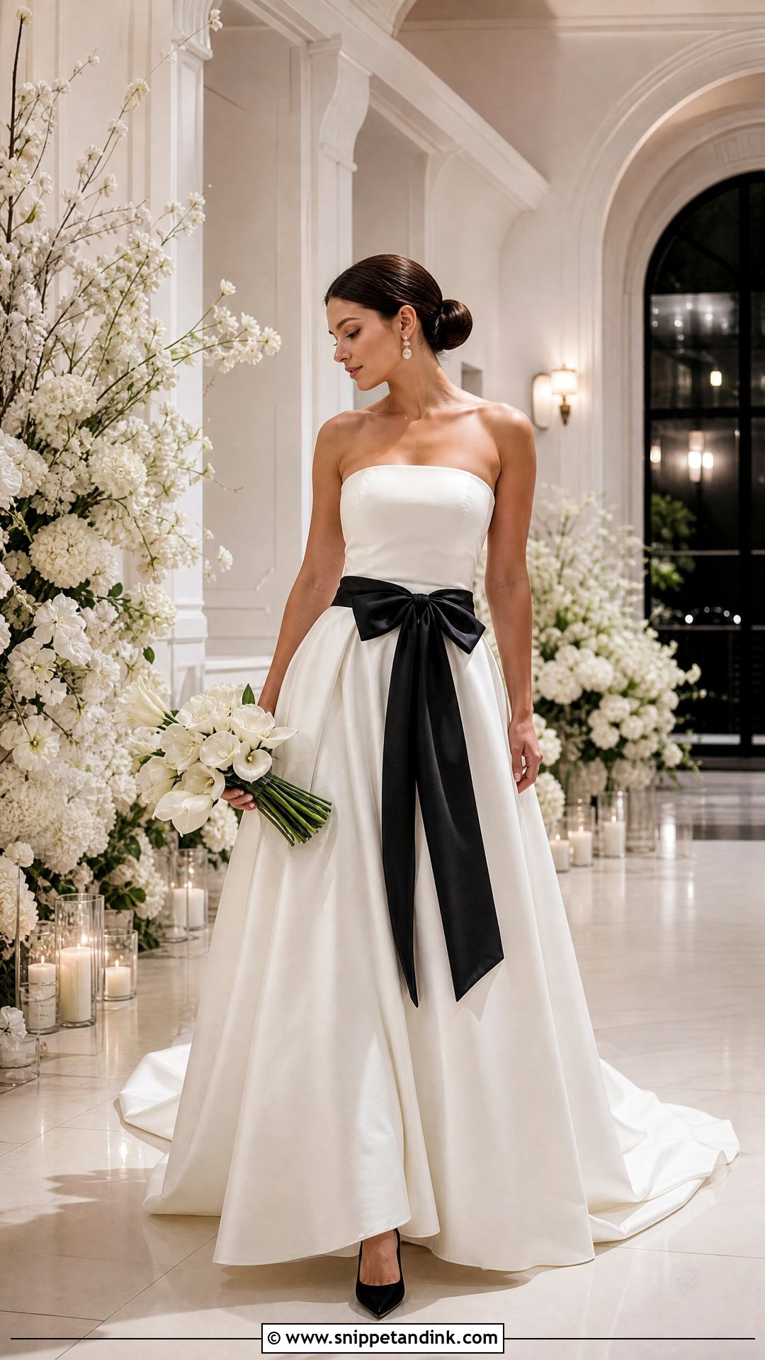 Black And White Wedding Dress - Snippet and Ink - 25 New Wedding Dresses