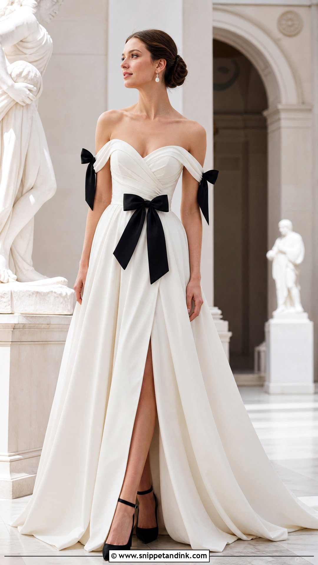 Black And White Wedding Dress - Snippet and Ink - 25 Wedding Dress Unique Ideas