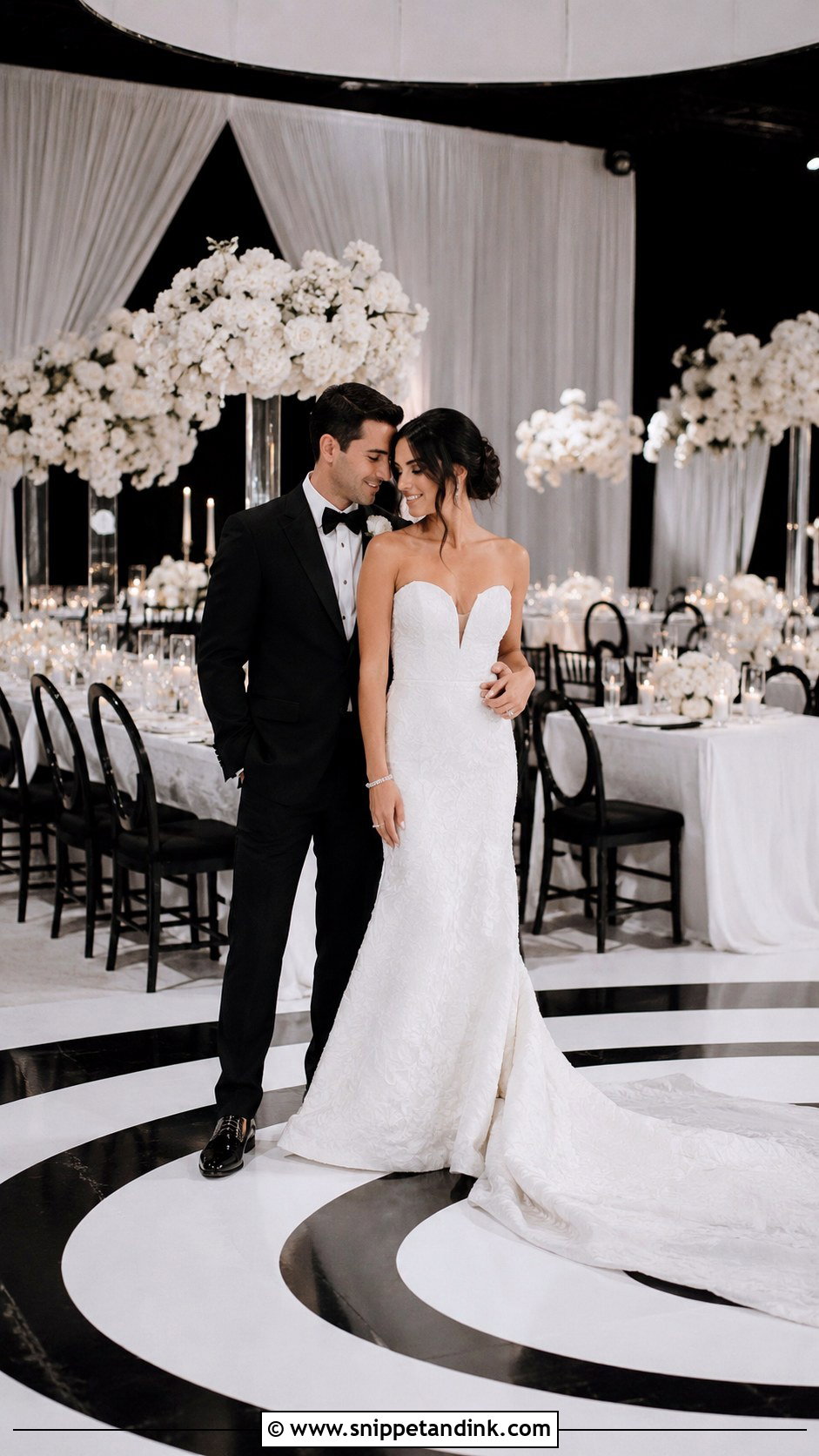 Black And White Wedding Theme - Snippet and Ink - 30 Fancy Wedding Ideas