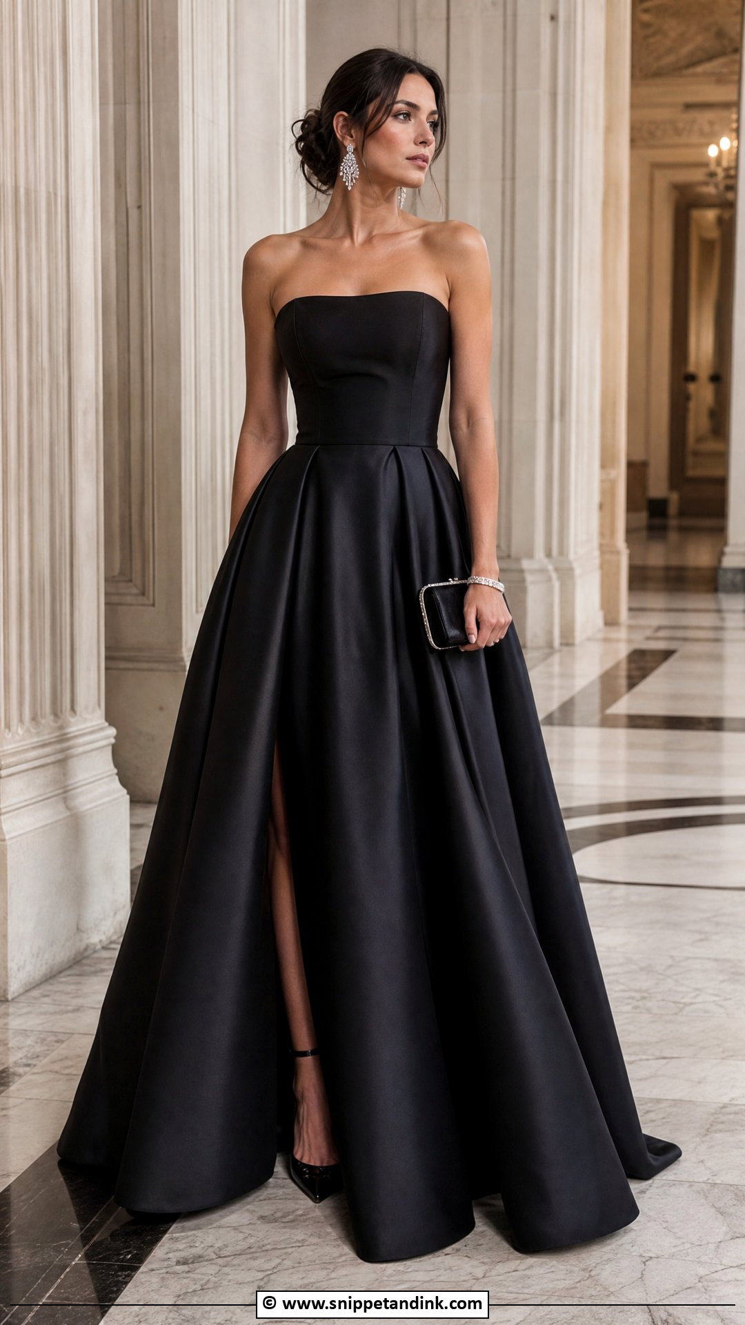 Black Ball Gown - Snippet and Ink - 35 Ball Gown Ideas