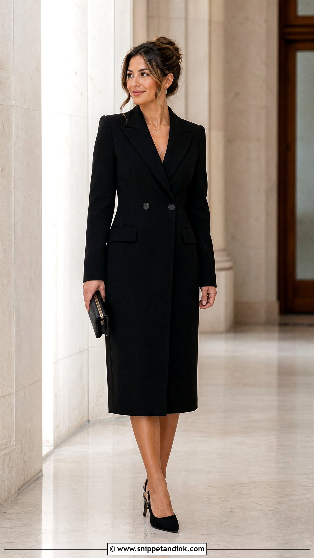 Black Blazer Dress Wedding Officiant Attire - Snippet and Ink - 25 Wedding Officiant Attire Ideas