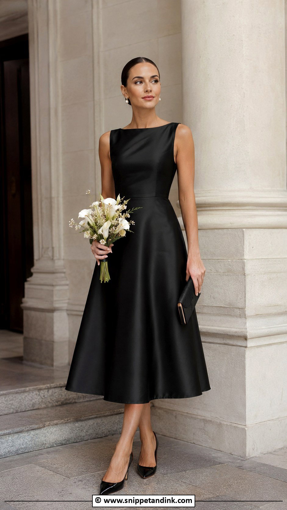 Black Court House Wedding Dress - Snippet and Ink - 30 Court House Wedding Dress Ideas