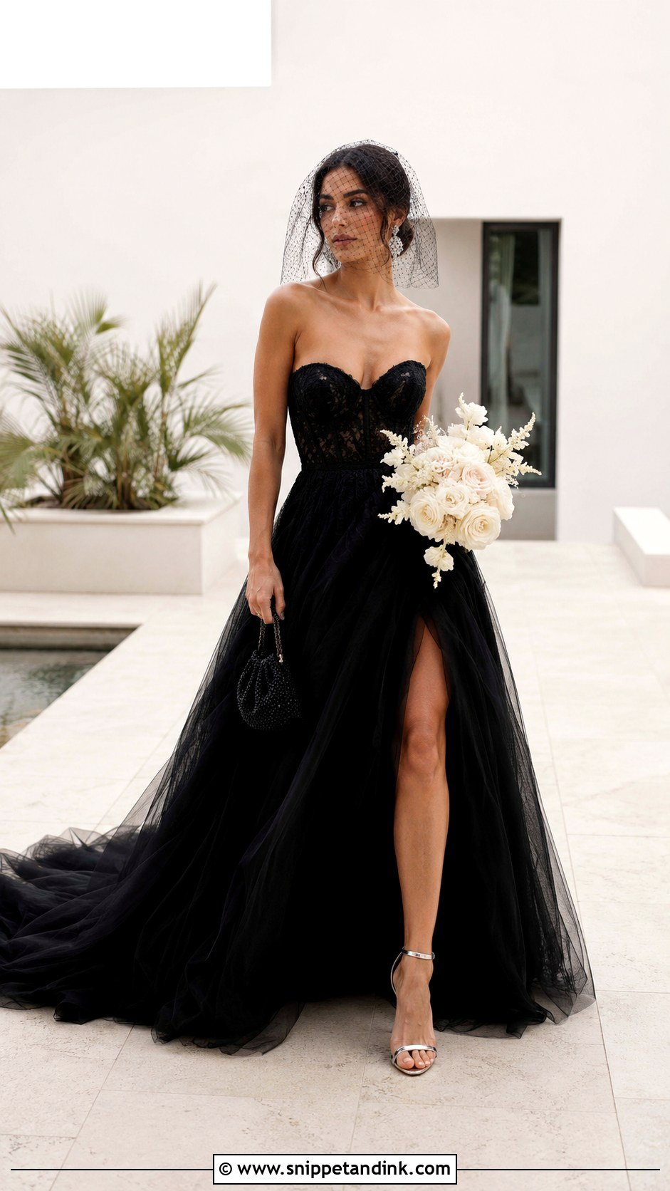 Black Eloping Wedding Dress - Snippet and Ink - 20 Eloping Wedding Dress Ideas