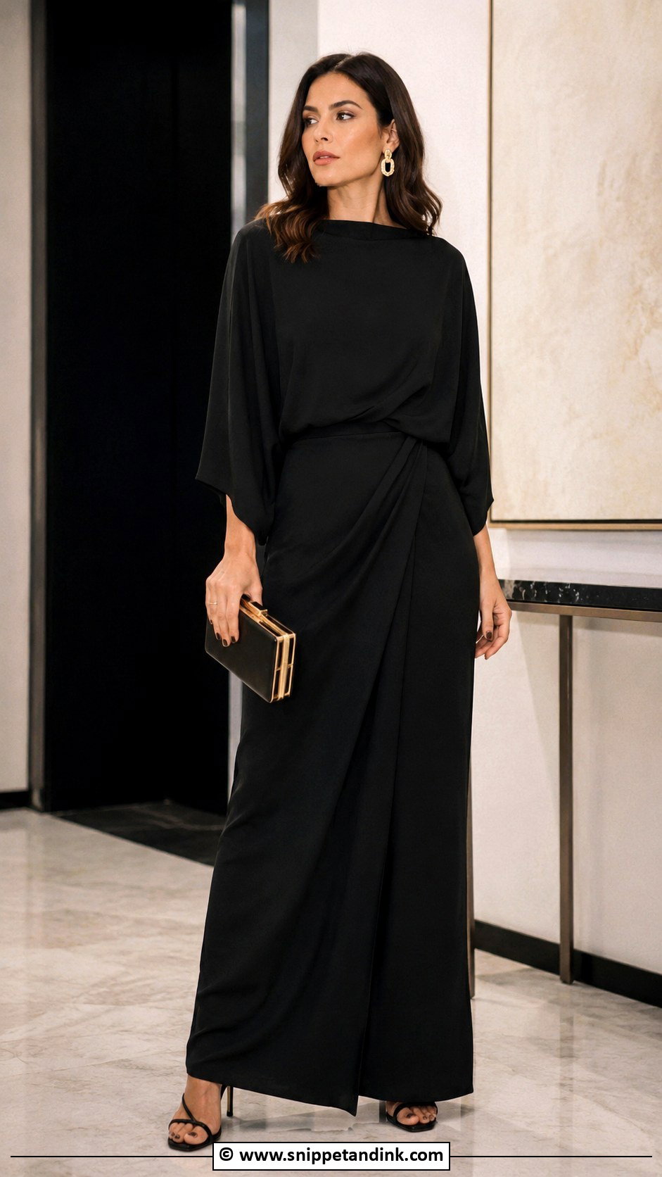 Black Free Gown Outfit - Snippet and Ink - 30 Free Gown Ideas