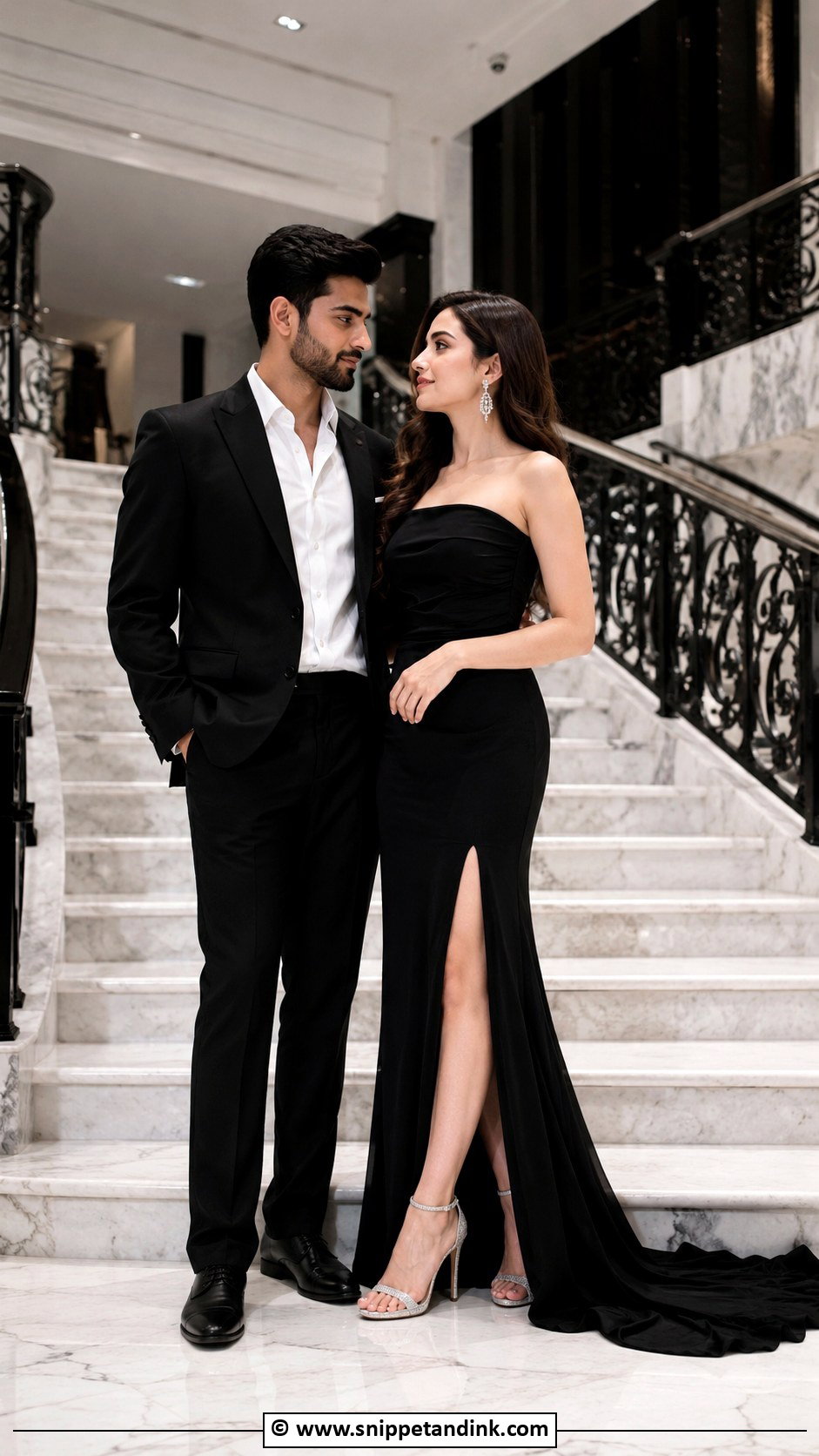 Black Gown Pre Wedding Outfit - Snippet and Ink - 30 Pre Wedding Clothes Idea Ideas