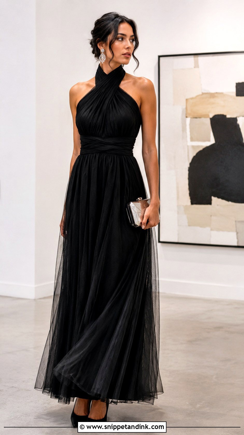 Black Infinity Dress With Tulle - Snippet and Ink - 20 Infinity Dress with Tulle Ideas