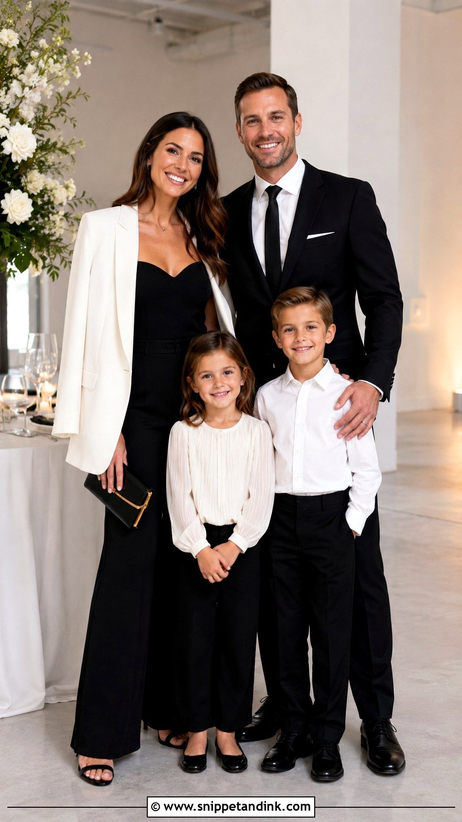 Black Jumpsuit And Ivory Blazer Family Wedding Outfit - Snippet and Ink - 25 Family Wedding Outfits
