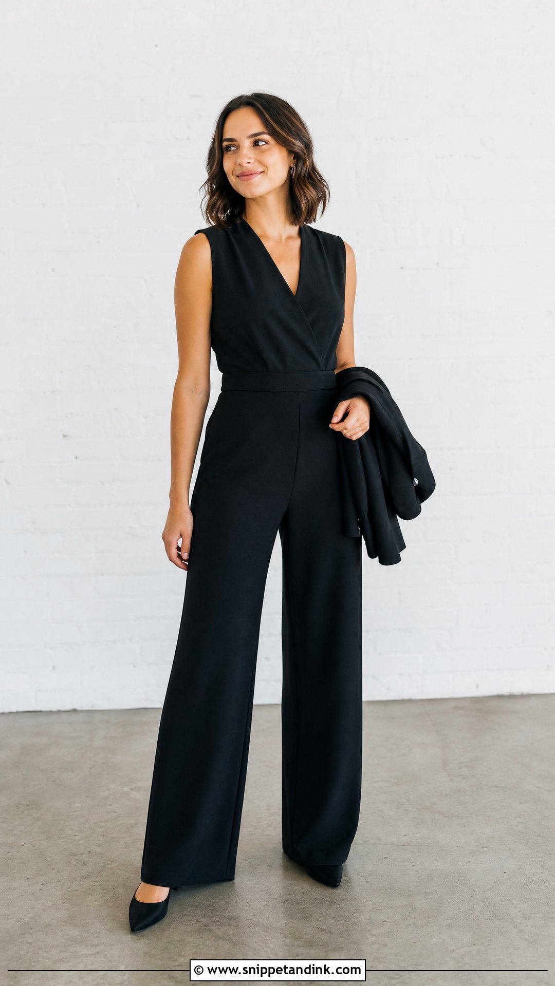 Black Jumpsuit Officiant Outfit - Snippet and Ink - 20 Officiant Outfit Ideas