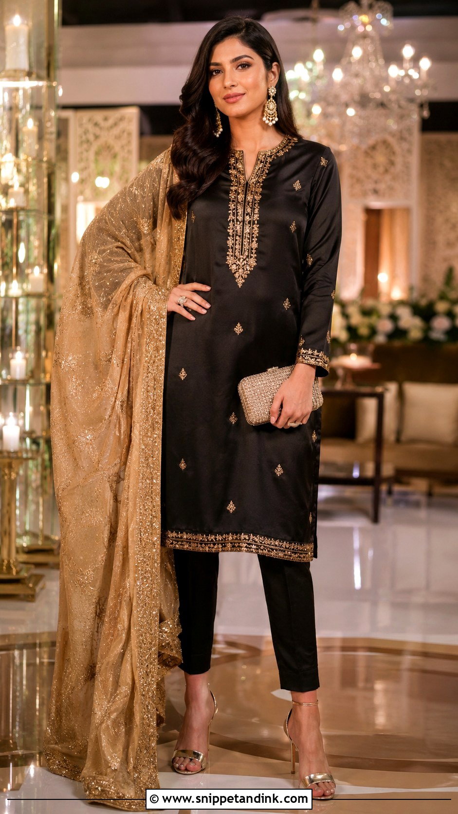 Black Kurta For Wedding - Snippet and Ink - 25 Kurta for Wedding Ideas