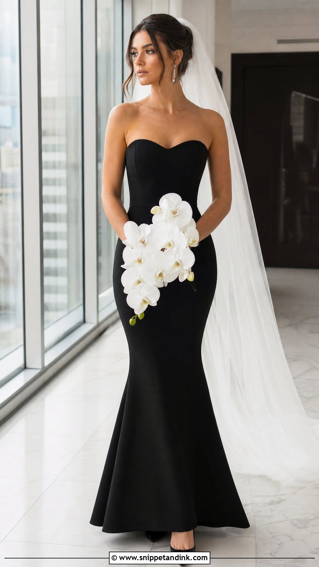 Black Mermaid Wedding Dress - Snippet and Ink - 25 Simple Black Wedding Dress Ideas
