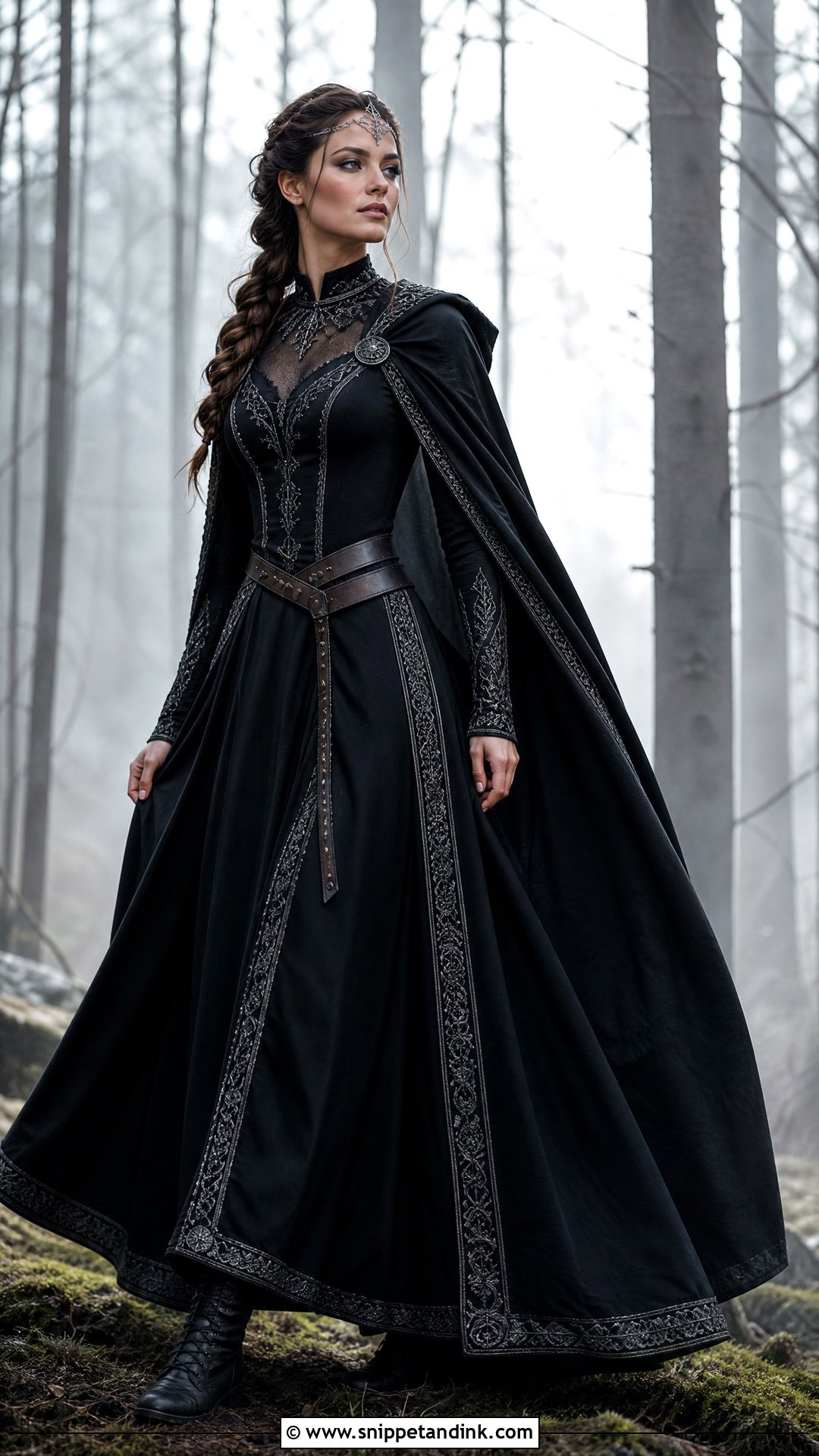 Black Norse Wedding Dress - Snippet and Ink - 20 Norse Wedding Dress Ideas
