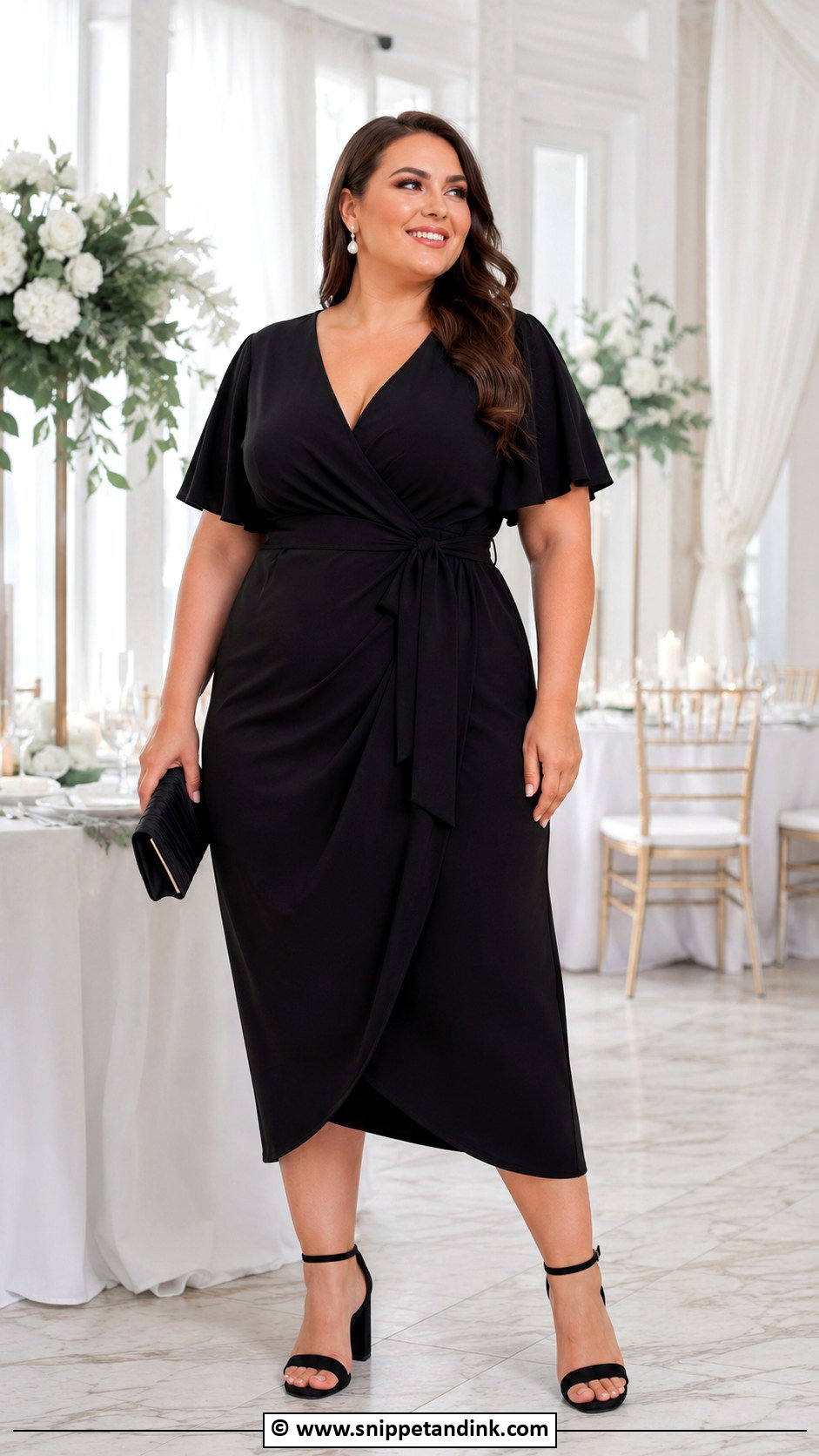 Black Plus Size Dress For Wedding - Snippet and Ink - 25 Black Dress for Wedding Ideas