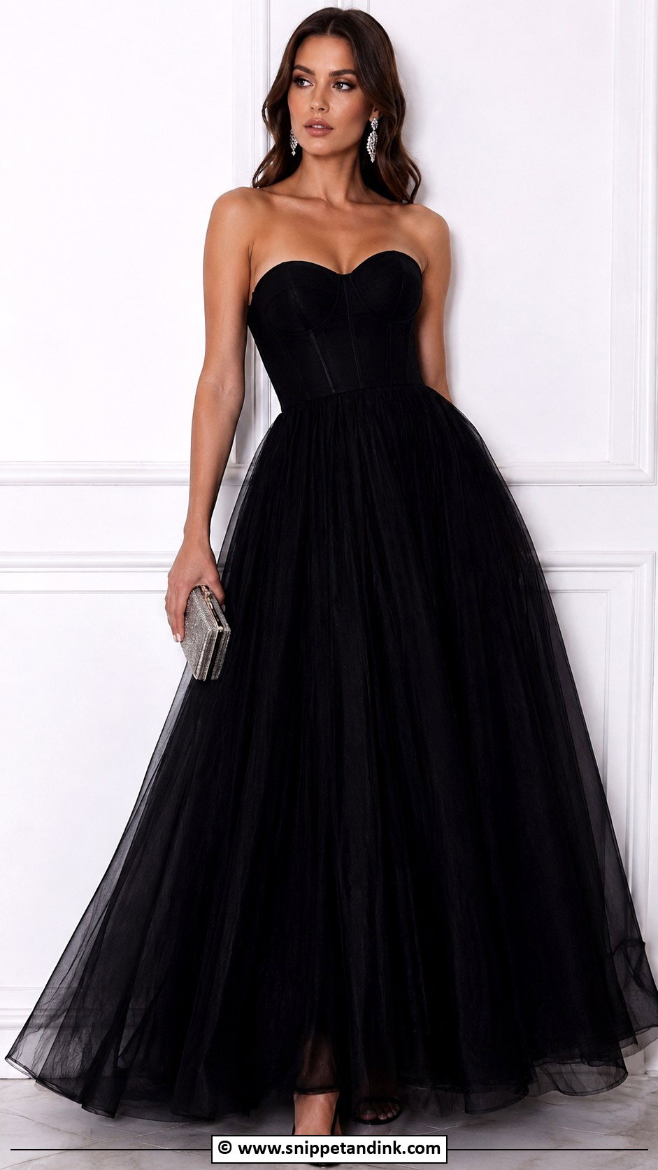 Black Princess Gown - Snippet and Ink - 35 Princess Gown Ideas