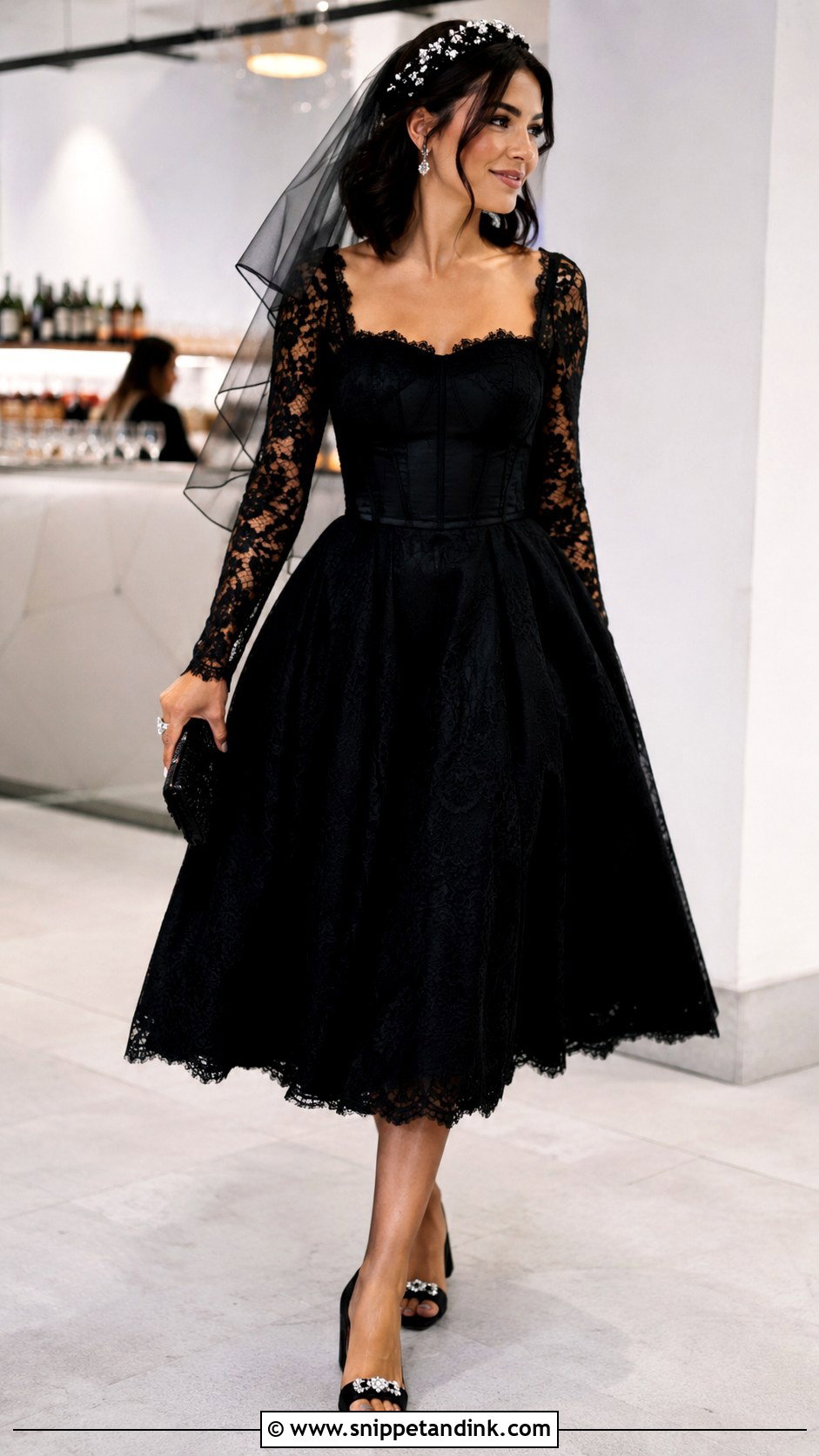 Black Reception Mavis Wedding Dress - Snippet and Ink - 20 Mavis Wedding Dress Ideas