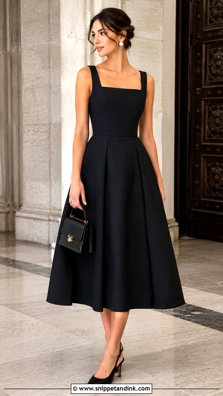 Black Sequin Maid of Honor Dress - Snippet and Ink - 20 Black Maid of Honor Dress Ideas