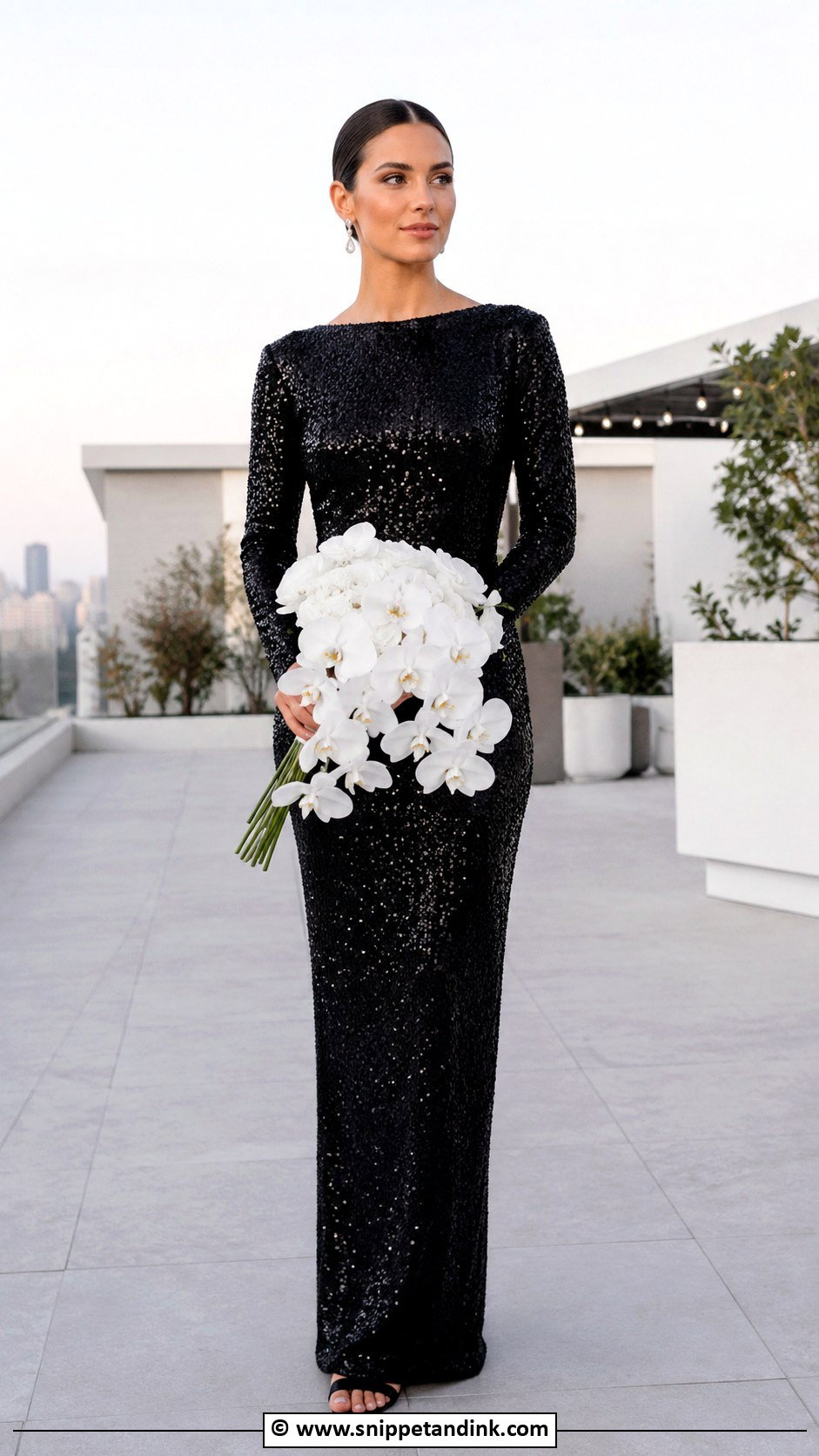 Black Sequin Wedding Dress - Snippet and Ink - 25 Dark Wedding Dress Ideas