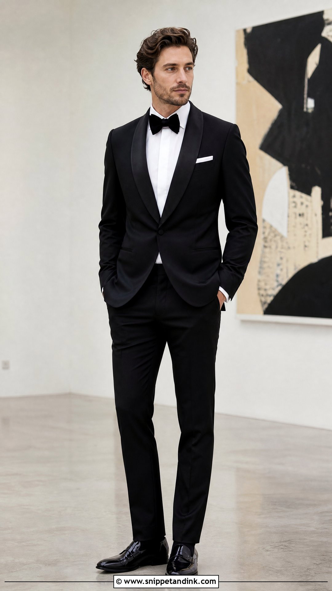 Black Shawl Collar Tuxedo - Snippet and Ink - 20 Tuxedo Wedding Suit Ideas